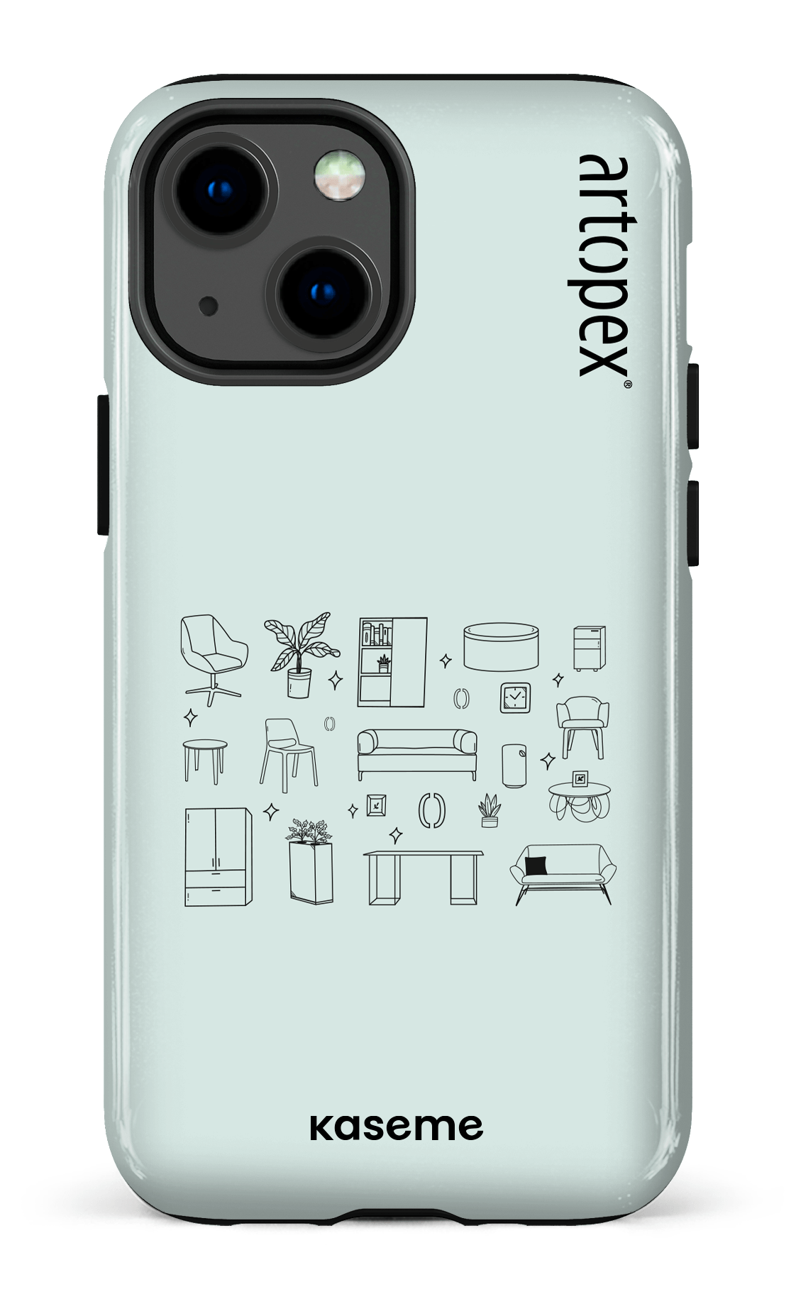 iPhone 13 Mini Tough L'essentiel menthe par Artopex -