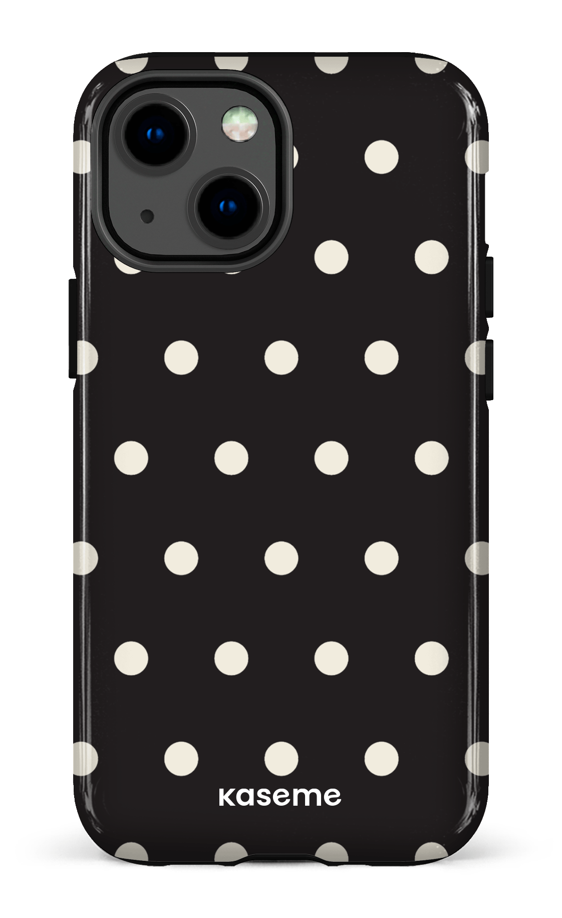 iPhone 13 Mini Tough Polka Black -