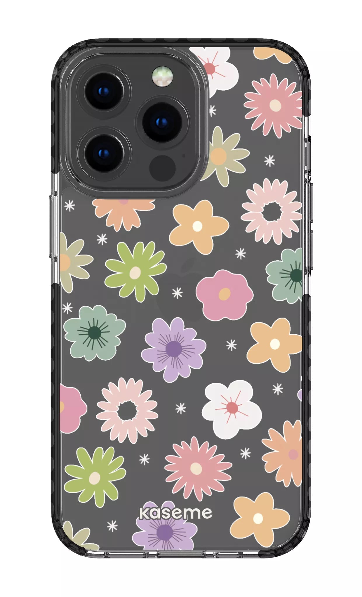 iPhone 13 Pro Clear Case - Black Adore small Clear Case -