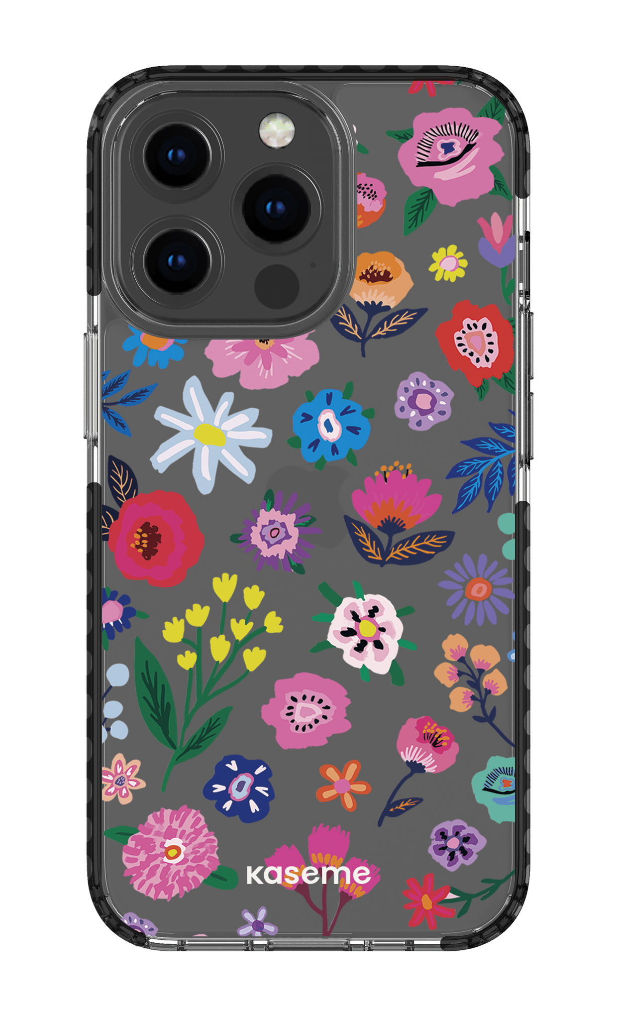 iPhone 13 Pro Clear Case - Black Aura Clear Case -