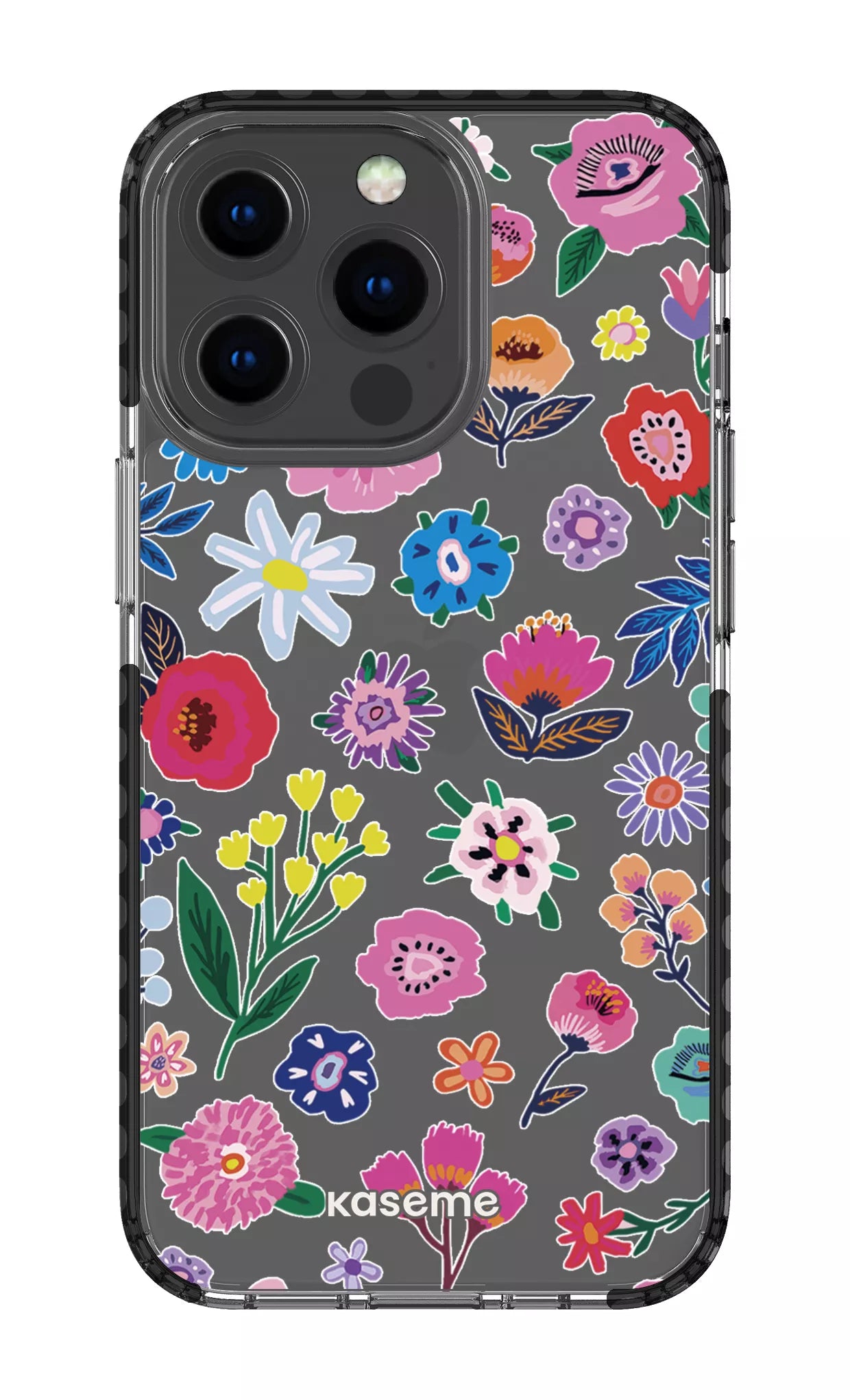 iPhone 13 Pro Clear Case - Black Aura Clear Case -