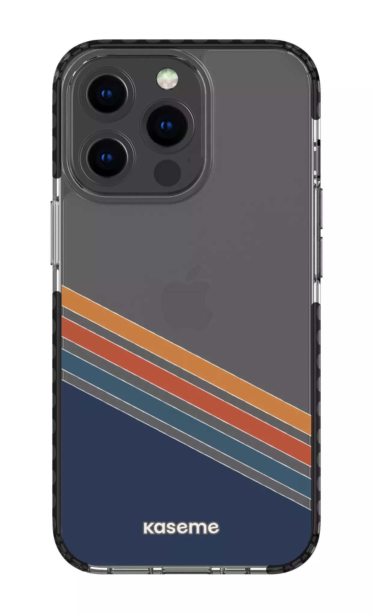 iPhone 13 Pro Clear Case - Black Bitter Clear Case -