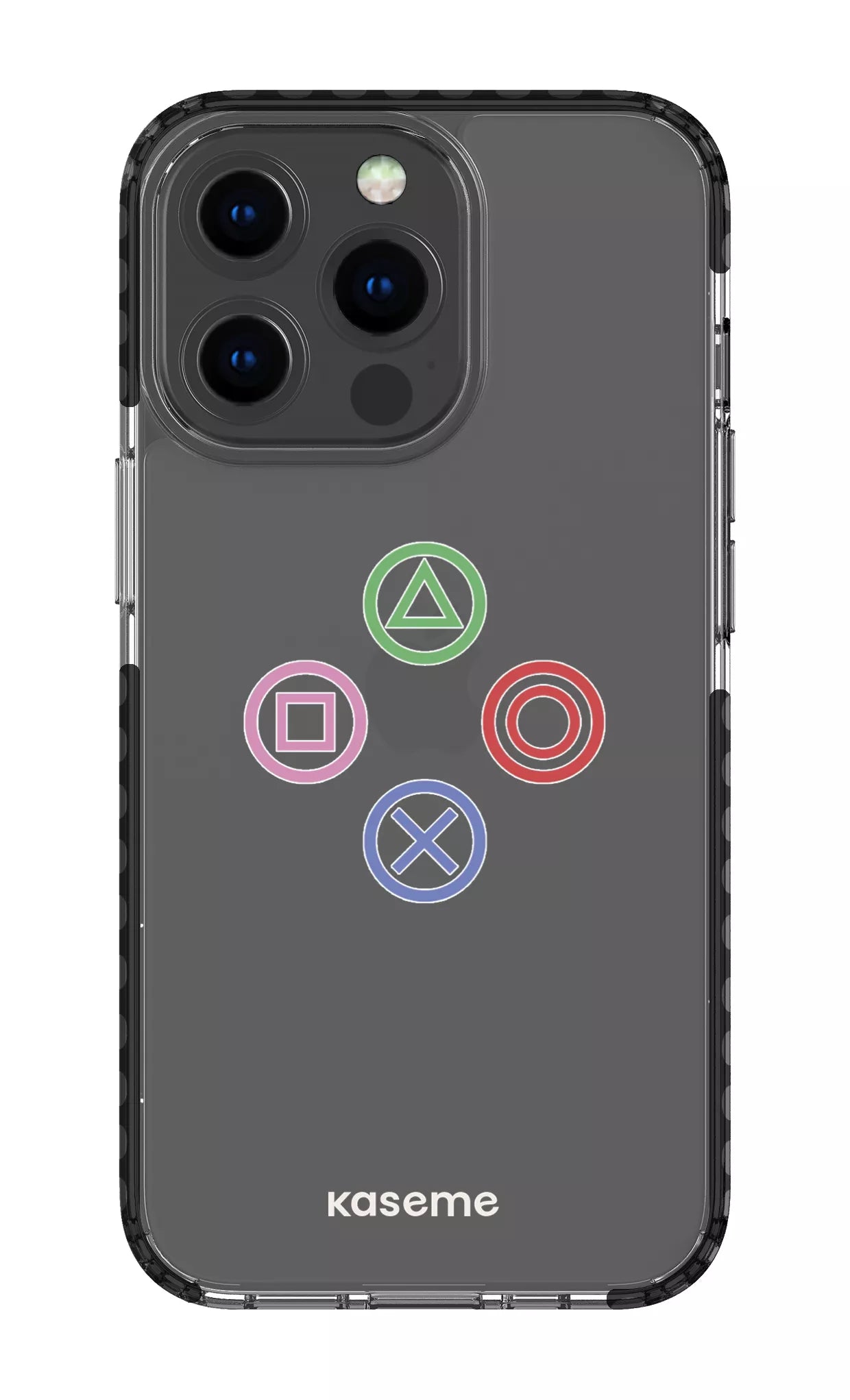 iPhone 13 Pro Clear Case - Black Console Clear Case -