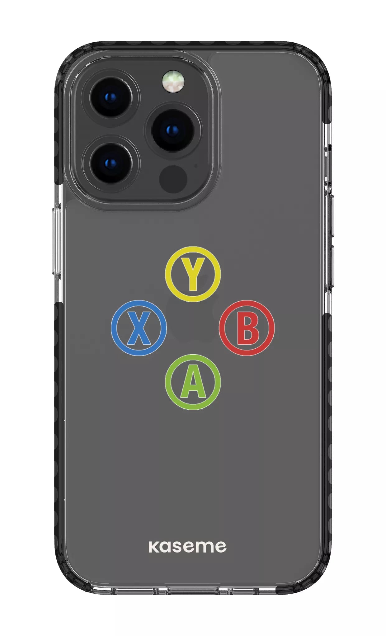 iPhone 13 Pro Clear Case - Black Game Clear Case -