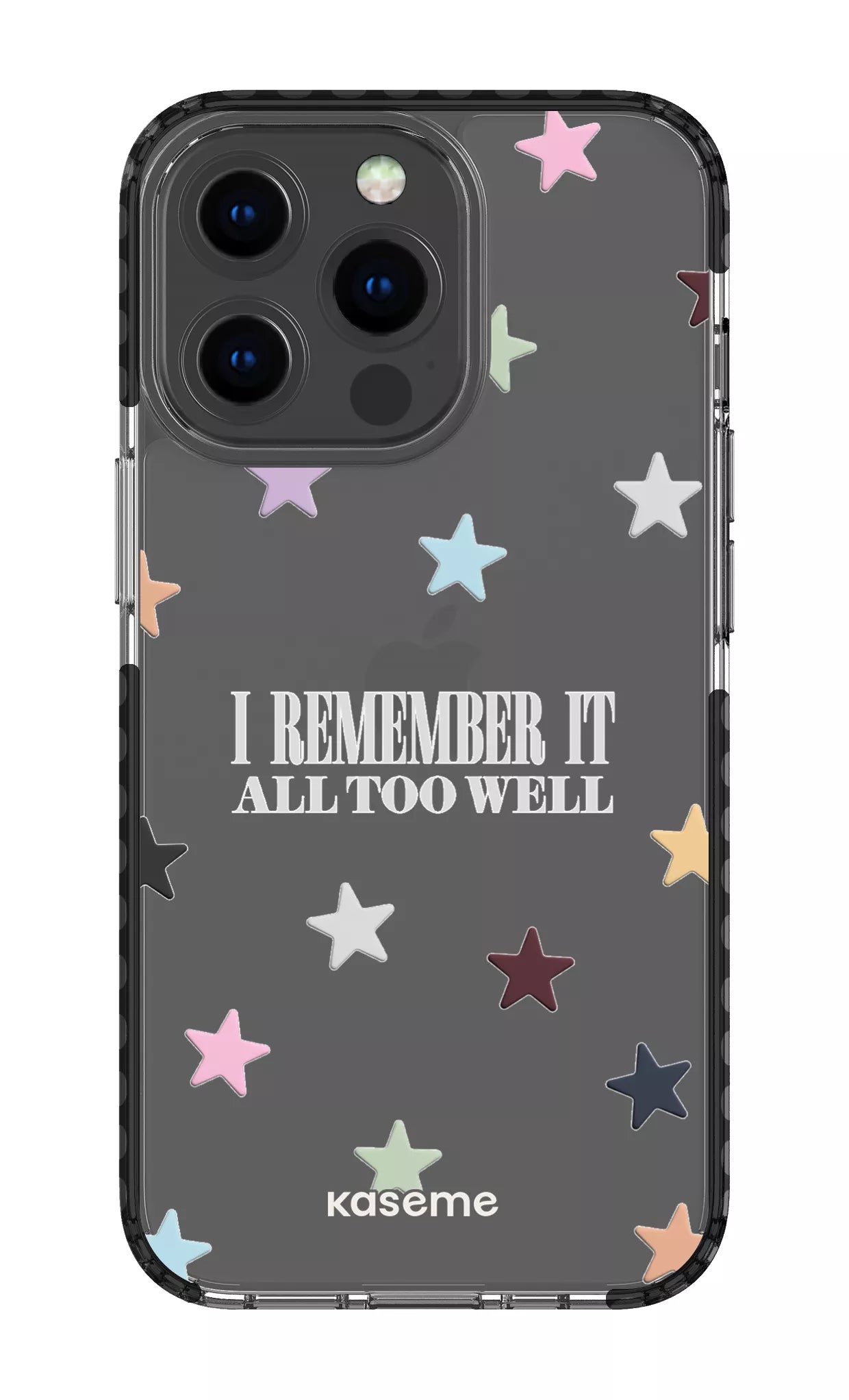 iPhone 13 Pro Clear Case - Black It Was Rare Clear Case -