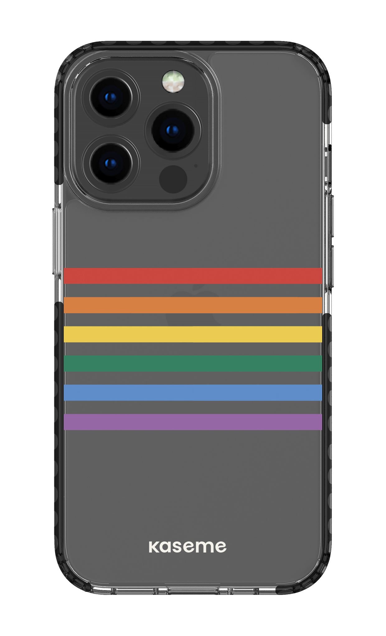 iPhone 13 Pro Clear Case - Black Out and proud Clear Case -