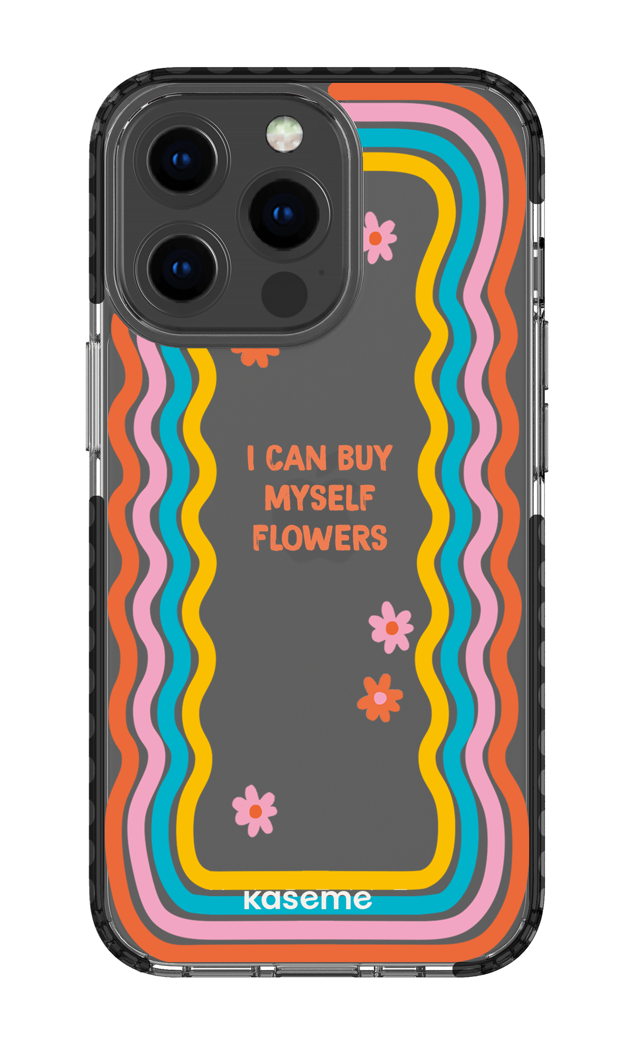 iPhone 13 Pro Clear Case - Black She Can Clear Case -