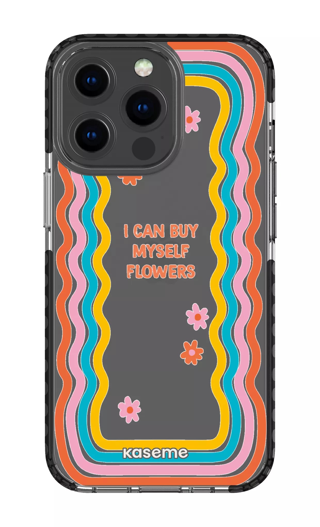 iPhone 13 Pro Clear Case - Black She Can Clear Case -