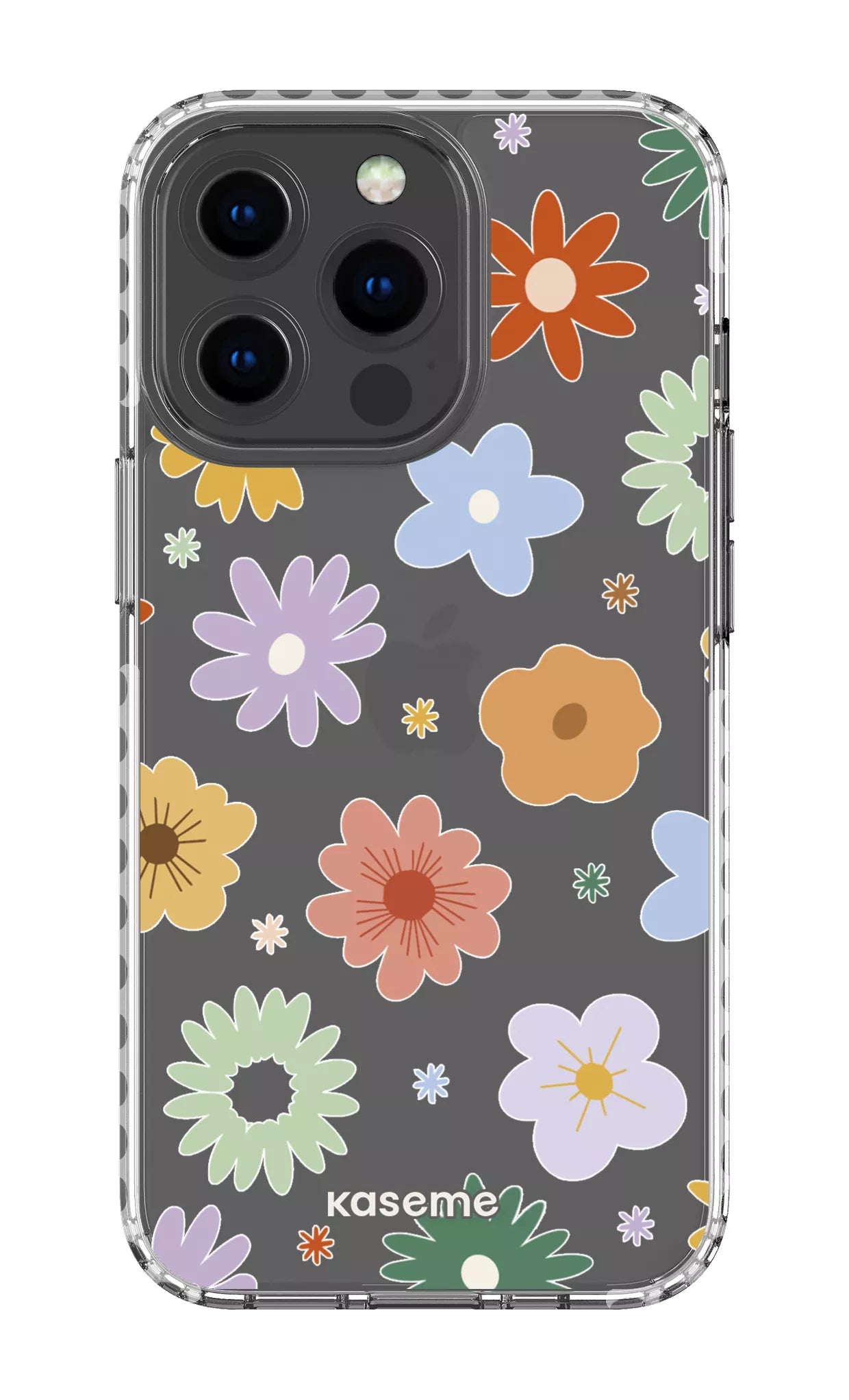 iPhone 13 Pro Clear Case - White Adore Clear Case -