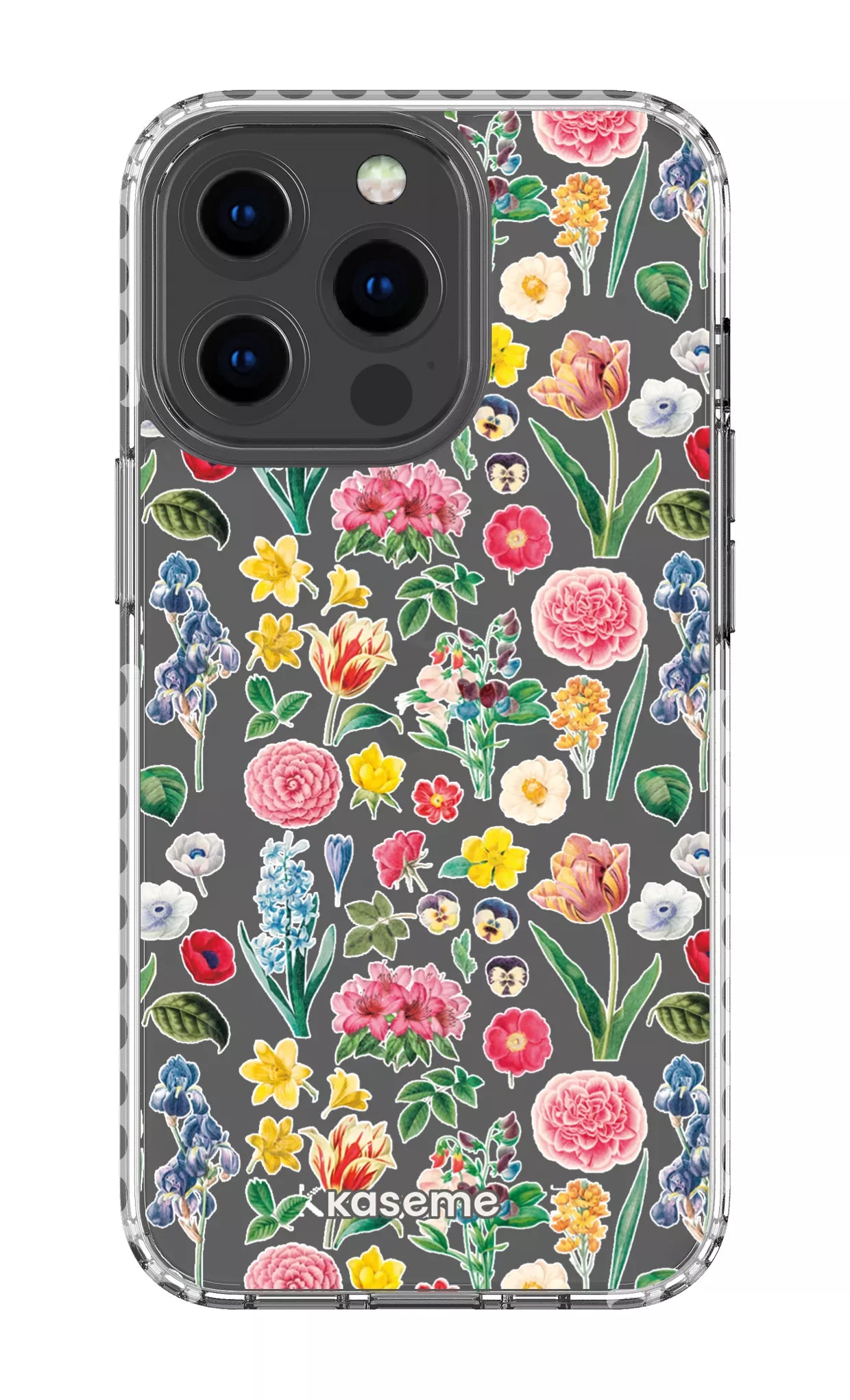 iPhone 13 Pro Clear Case - White Amelia Clear Case -