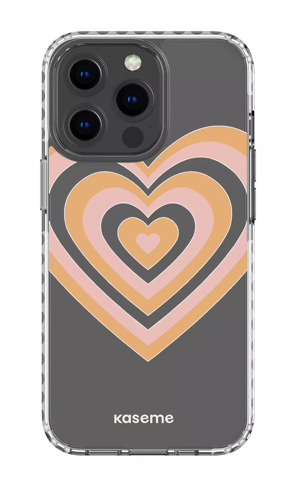 iPhone 13 Pro Clear Case - White Amor Clear Case -