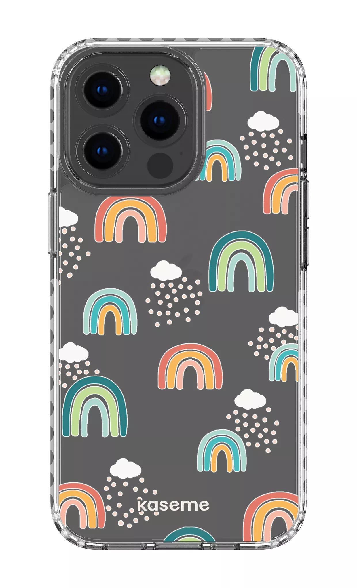 iPhone 13 Pro Clear Case - White Be You Clear Case -