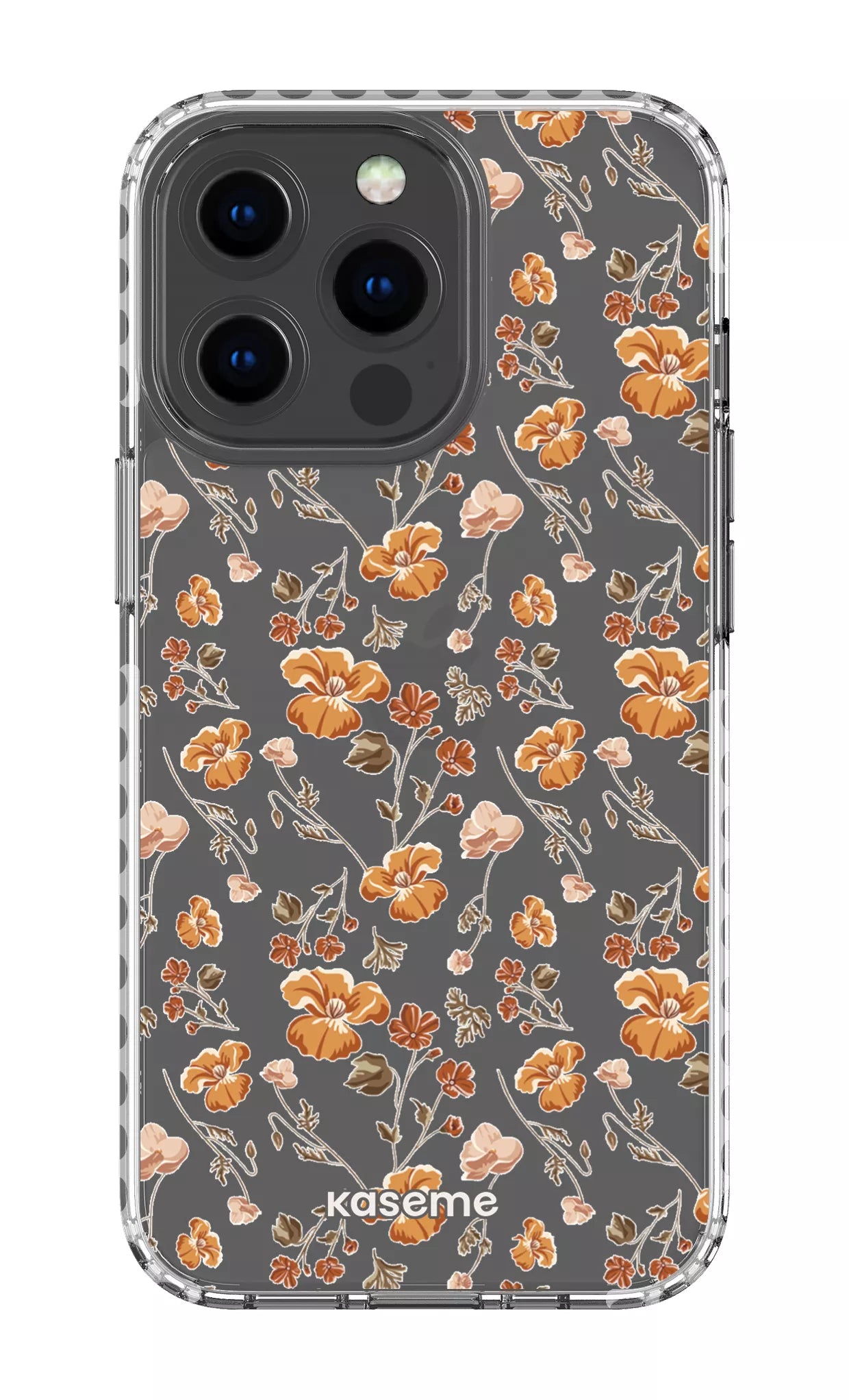 iPhone 13 Pro Clear Case - White Beatrice Clear Case -