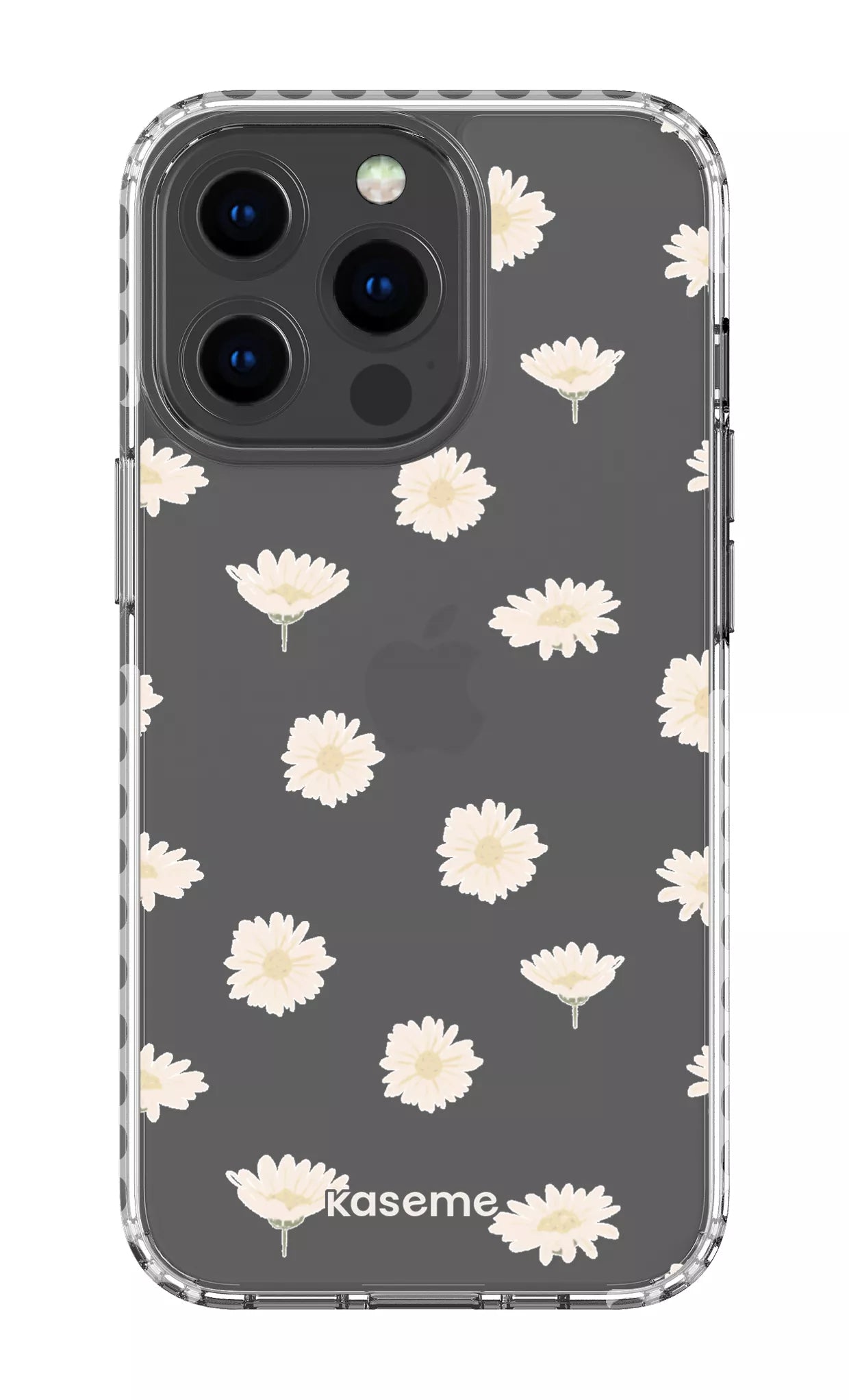 iPhone 13 Pro Clear Case - White Bella Clear Case -