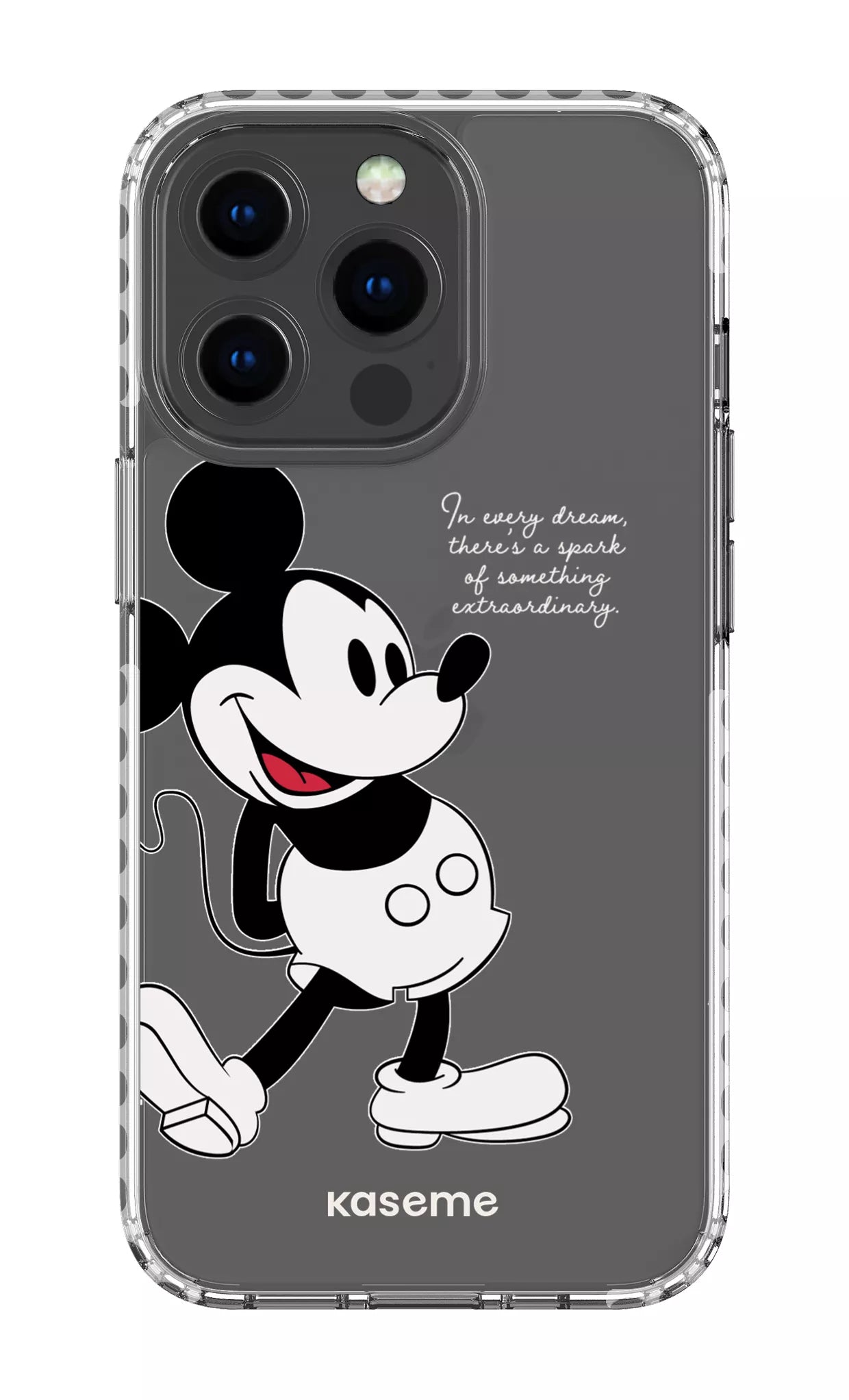 iPhone 13 Pro Clear Case - White Dreamscape Clear Case -