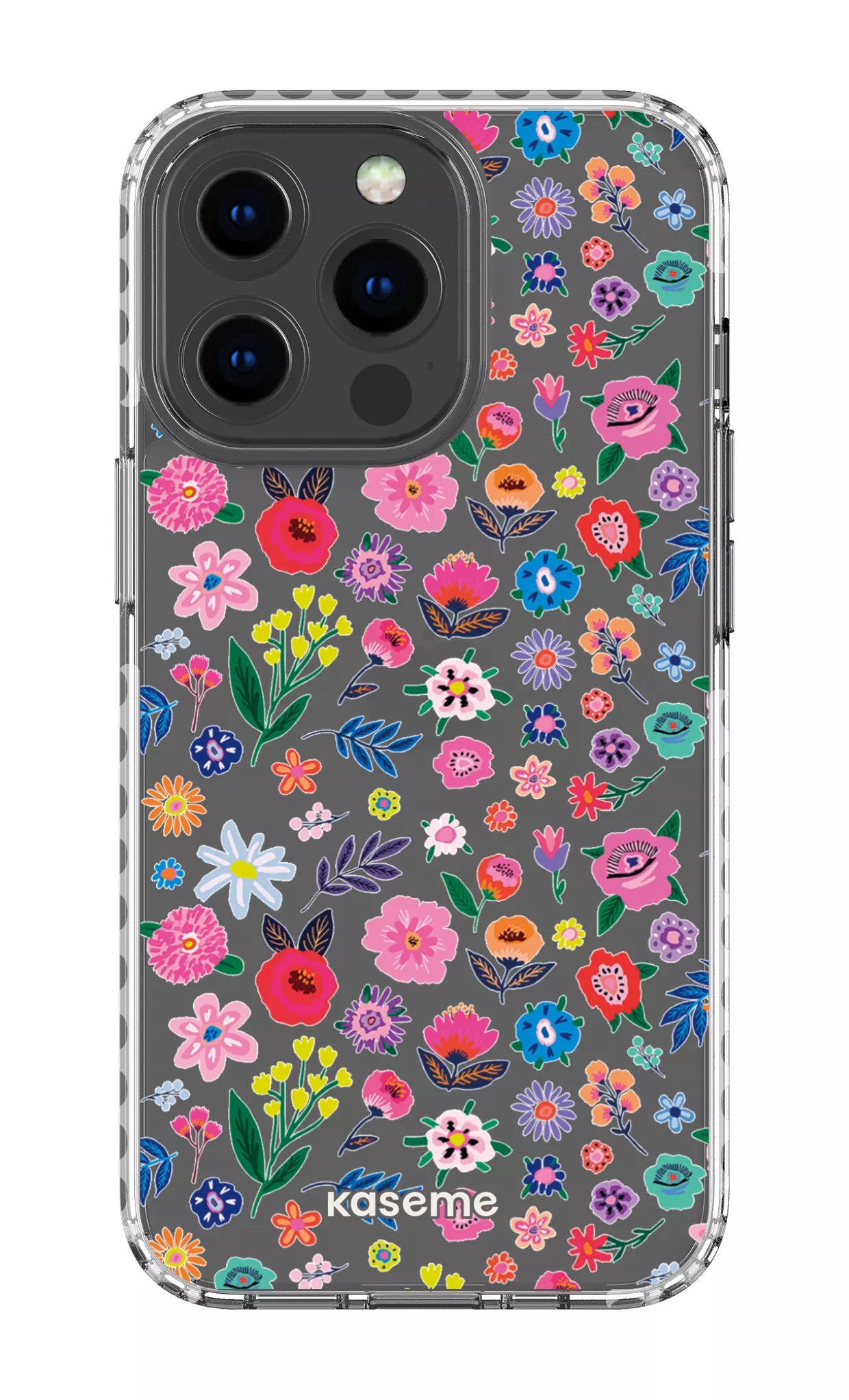 iPhone 13 Pro Clear Case - White Hallucinate Clear Case -