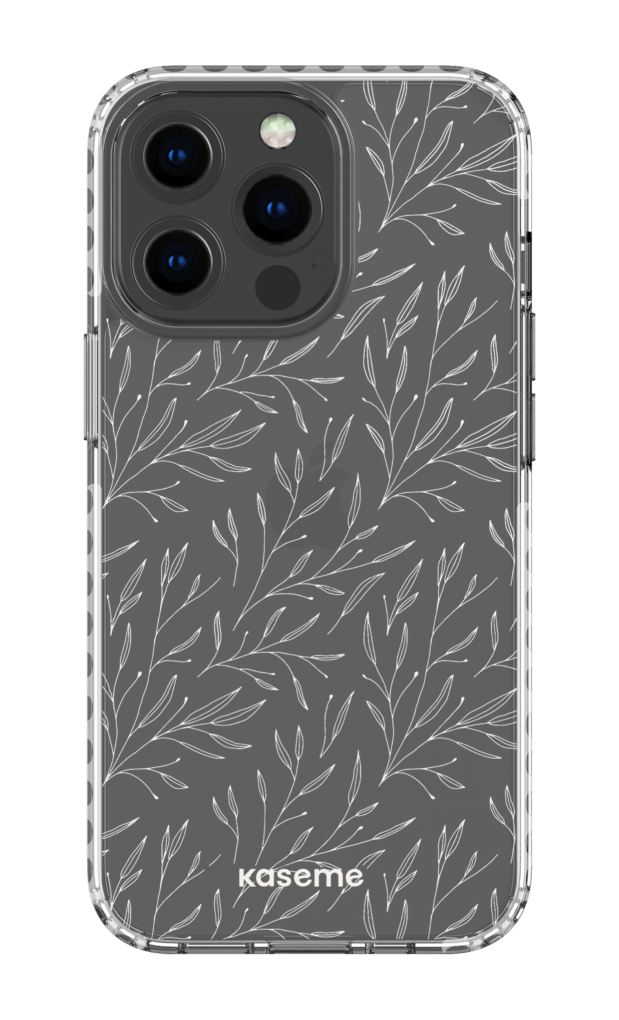 iPhone 13 Pro Clear Case - White Hibiscus Clear Case -