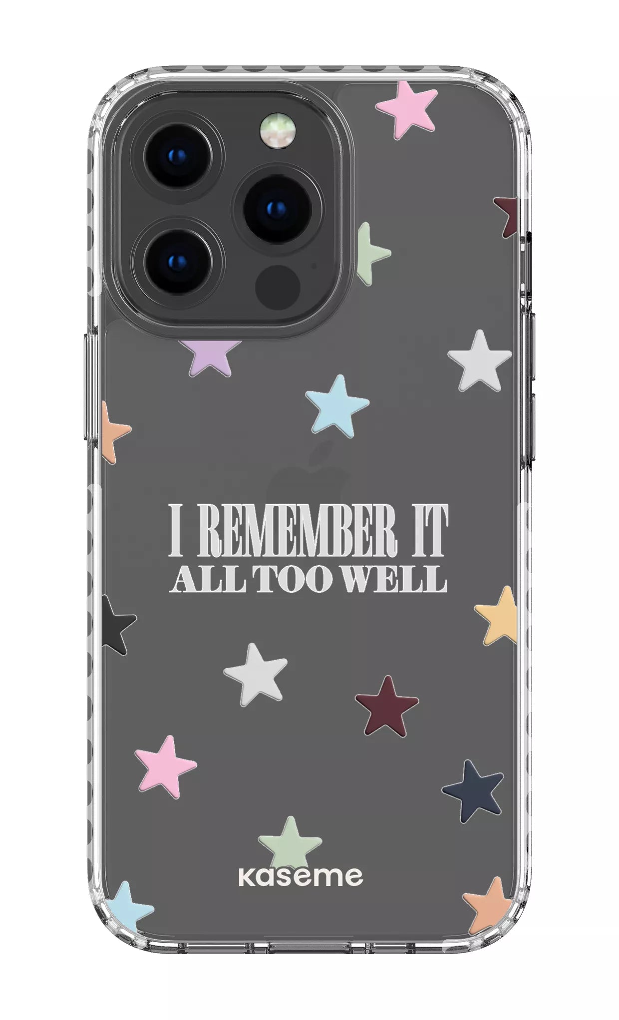 iPhone 13 Pro Clear Case - White It Was Rare Clear Case -