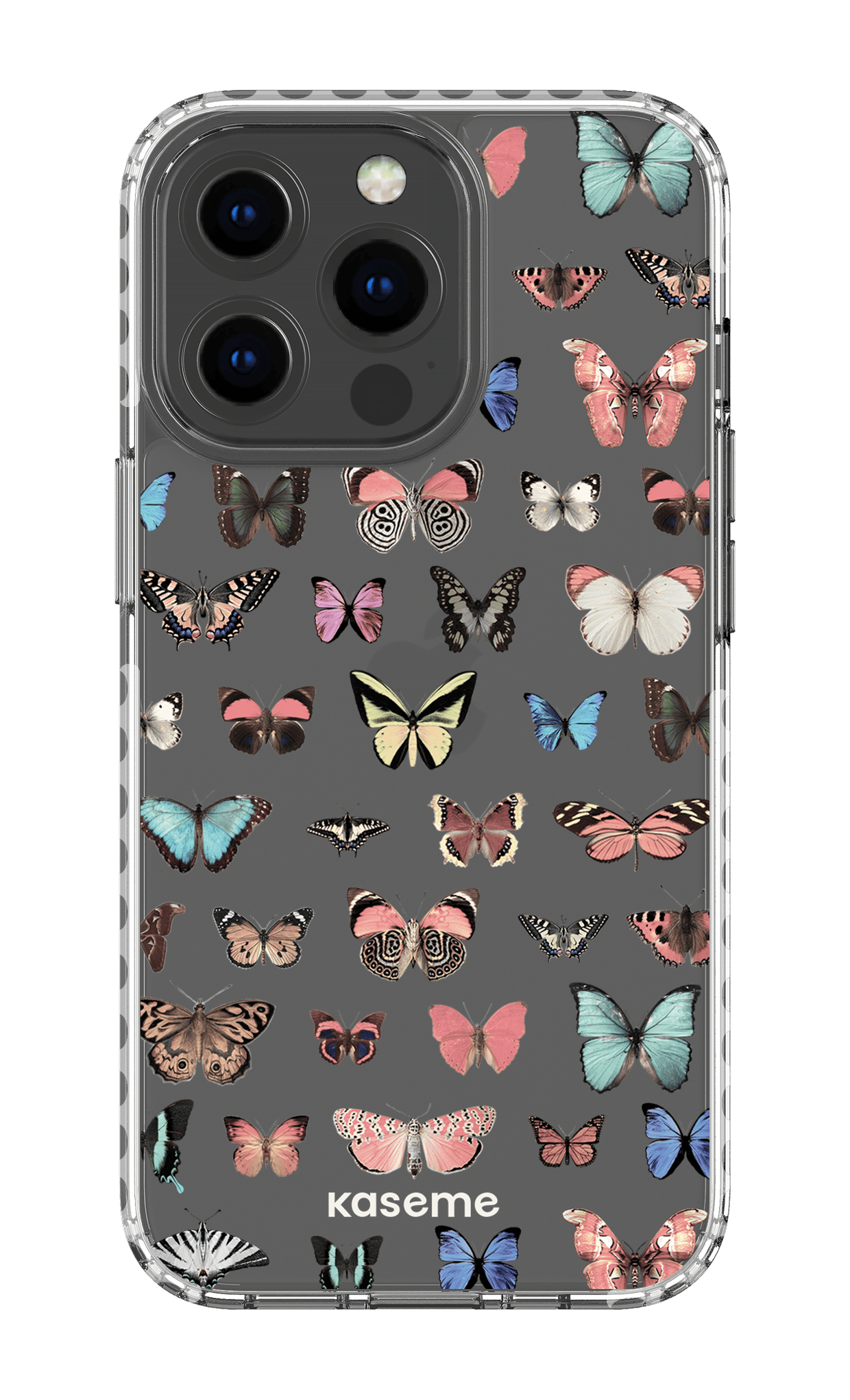 iPhone 13 Pro Clear Case - White Paloma Clear Case -