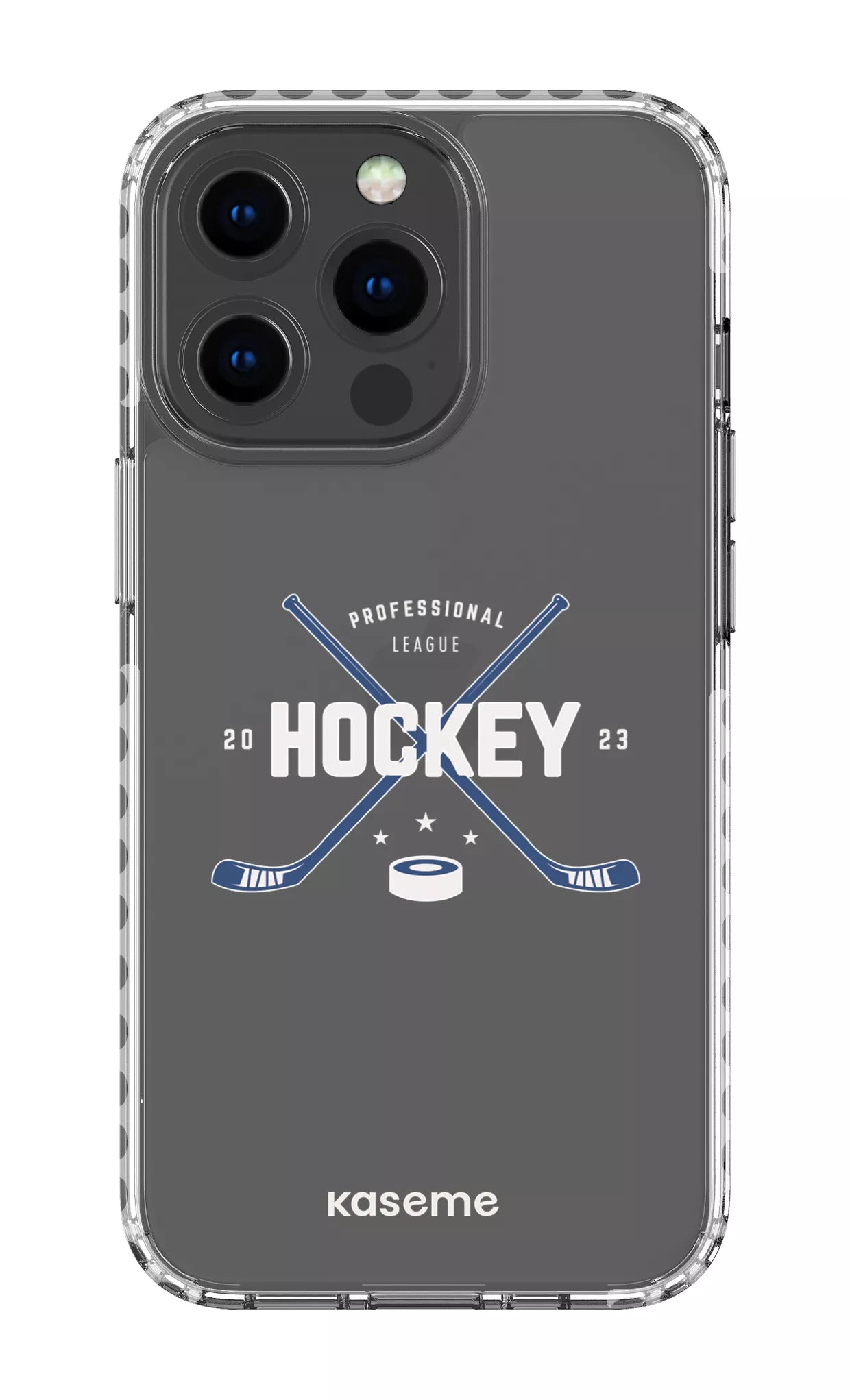 iPhone 13 Pro Clear Case - White Playoffs Clear Case -