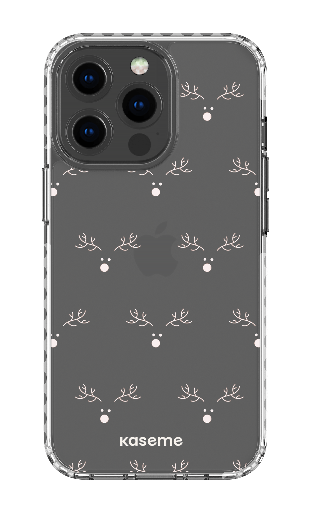 iPhone 13 Pro Clear Case - White Vixen Clear Case -