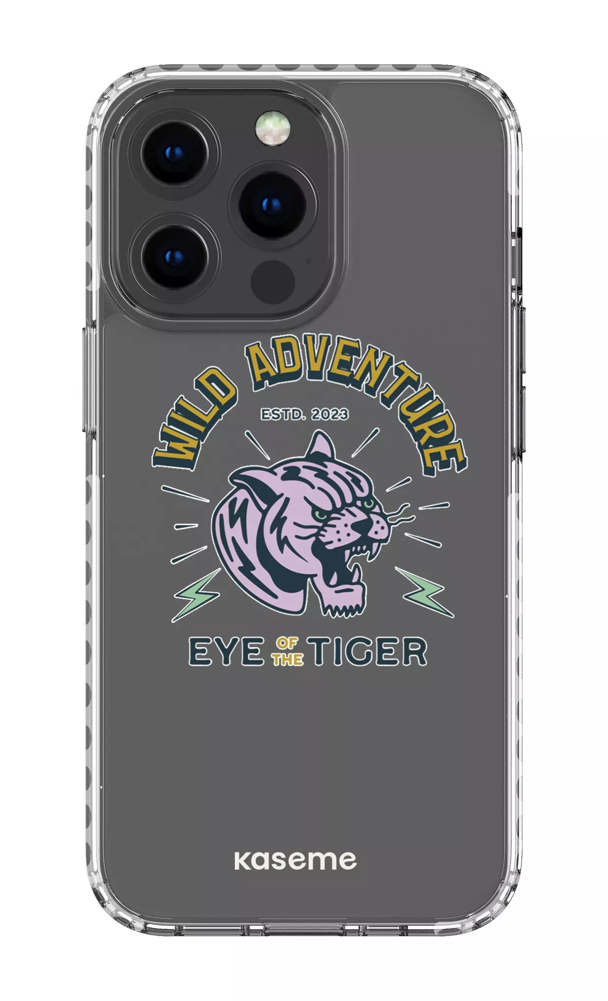 iPhone 13 Pro Clear Case - White Wildcats Clear Case -