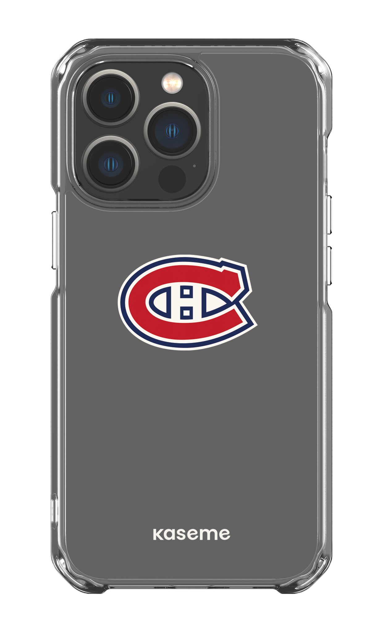 iPhone 13 Pro Clear Case Canadiens Logo Clear -