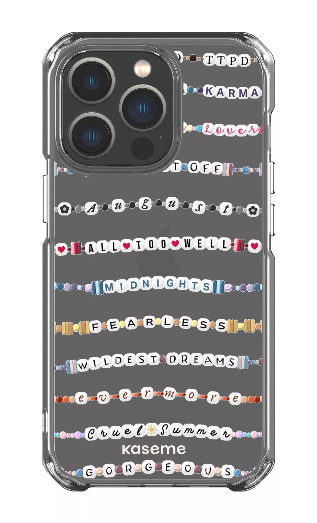 iPhone 13 Pro Clear Case Love Story Clear Case -