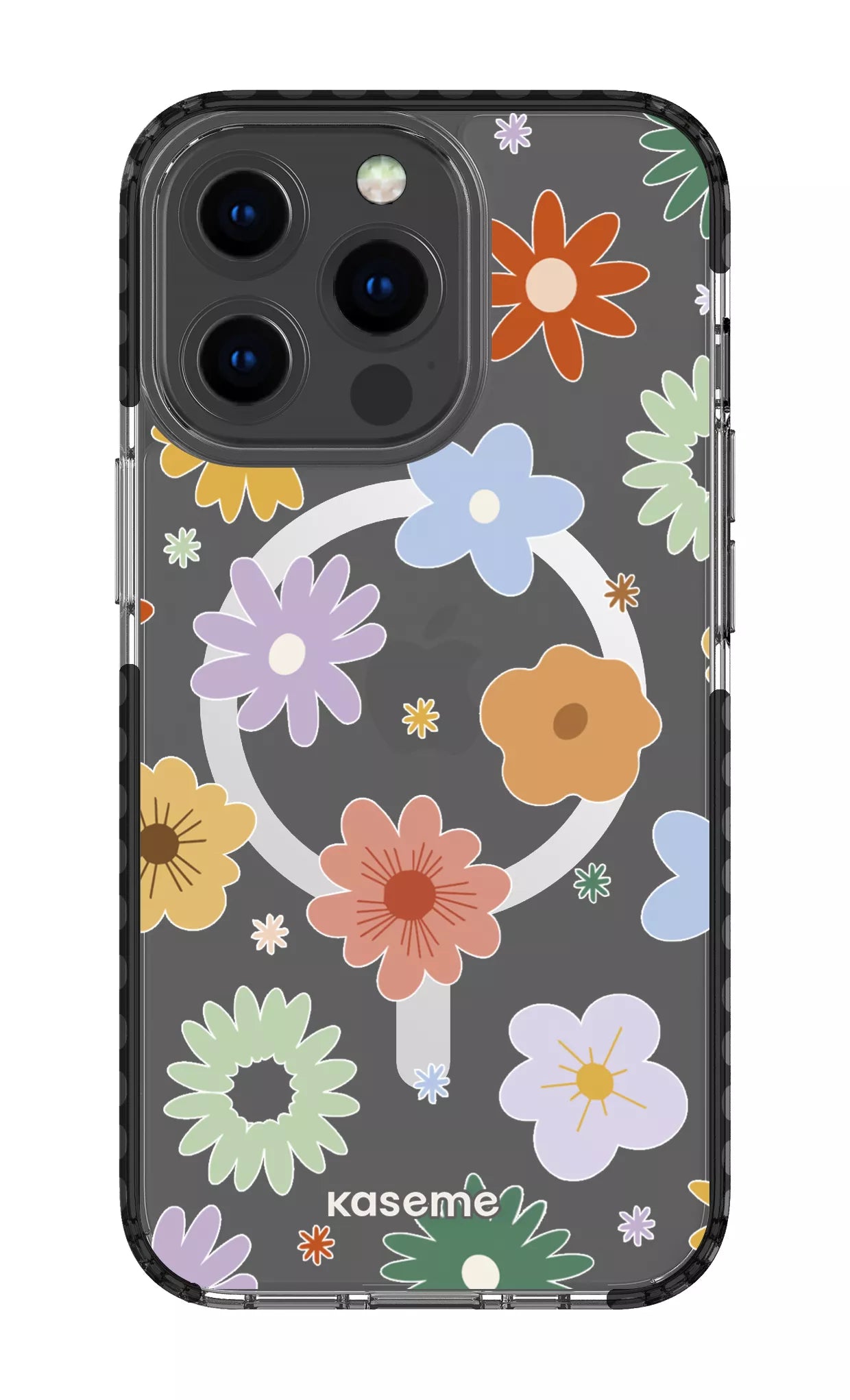 iPhone 13 Pro Clear Case Magsafe - Black Adore Clear Case -