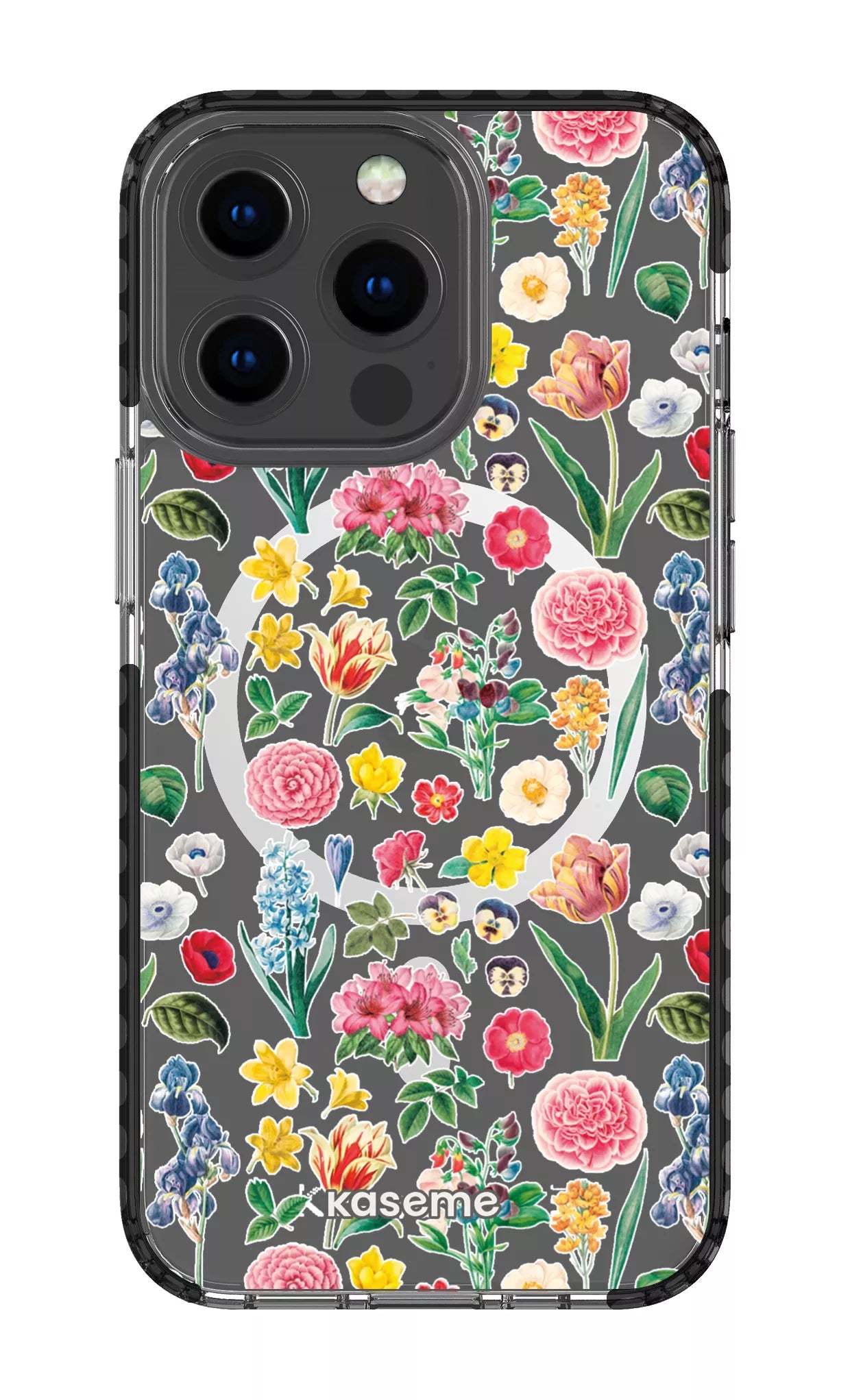 iPhone 13 Pro Clear Case Magsafe - Black Amelia Clear Case -