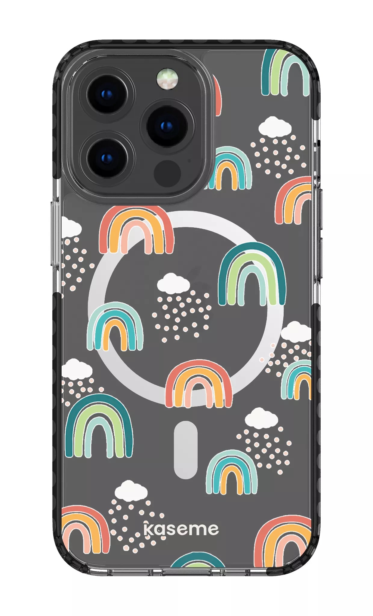 iPhone 13 Pro Clear Case Magsafe - Black Be You Clear Case -