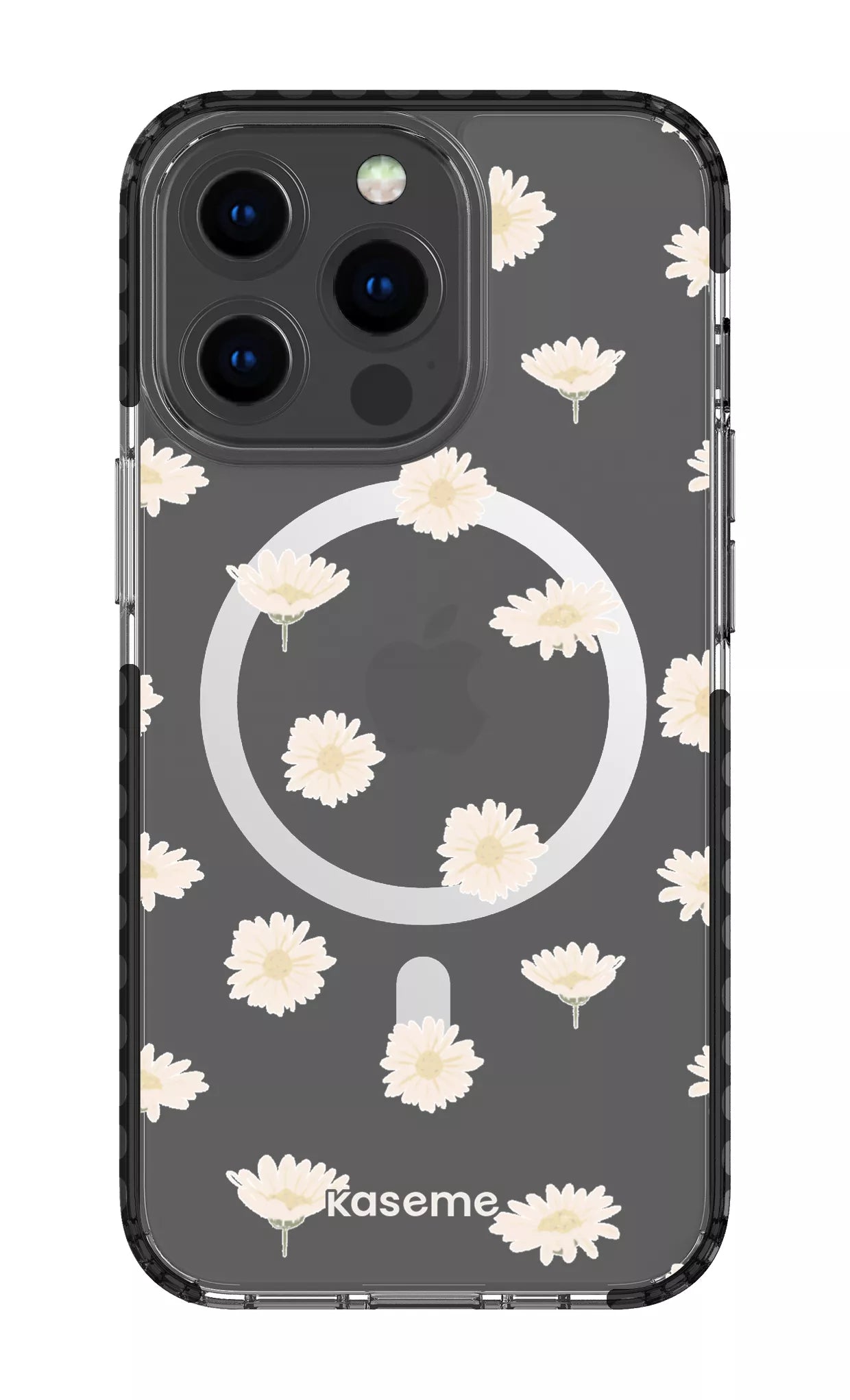 iPhone 13 Pro Clear Case Magsafe - Black Bella Clear Case -