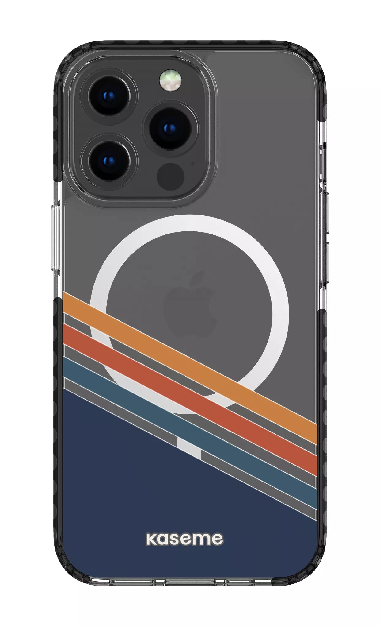 iPhone 13 Pro Clear Case Magsafe - Black Bitter Clear Case -