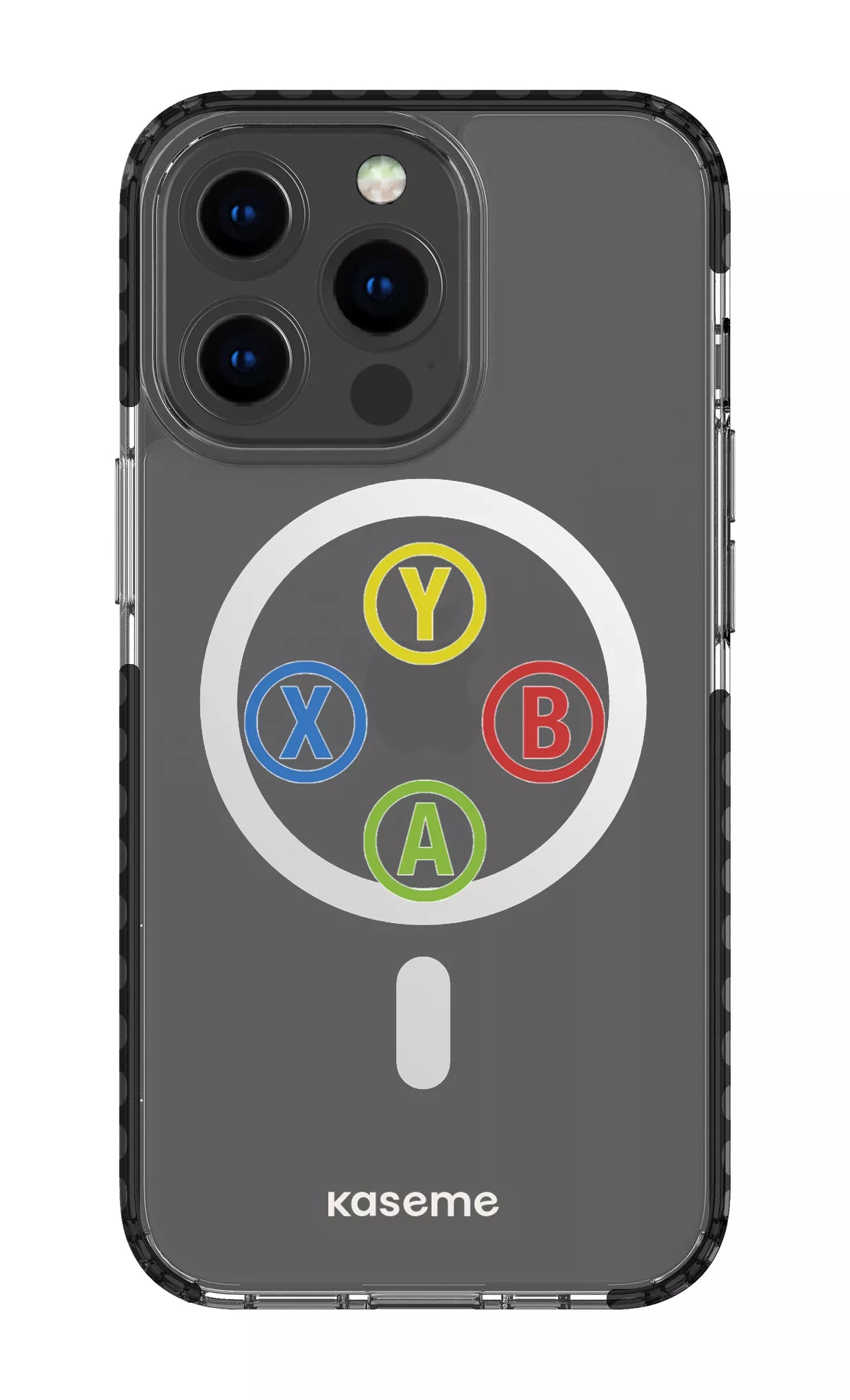 iPhone 13 Pro Clear Case Magsafe - Black Game Clear Case -