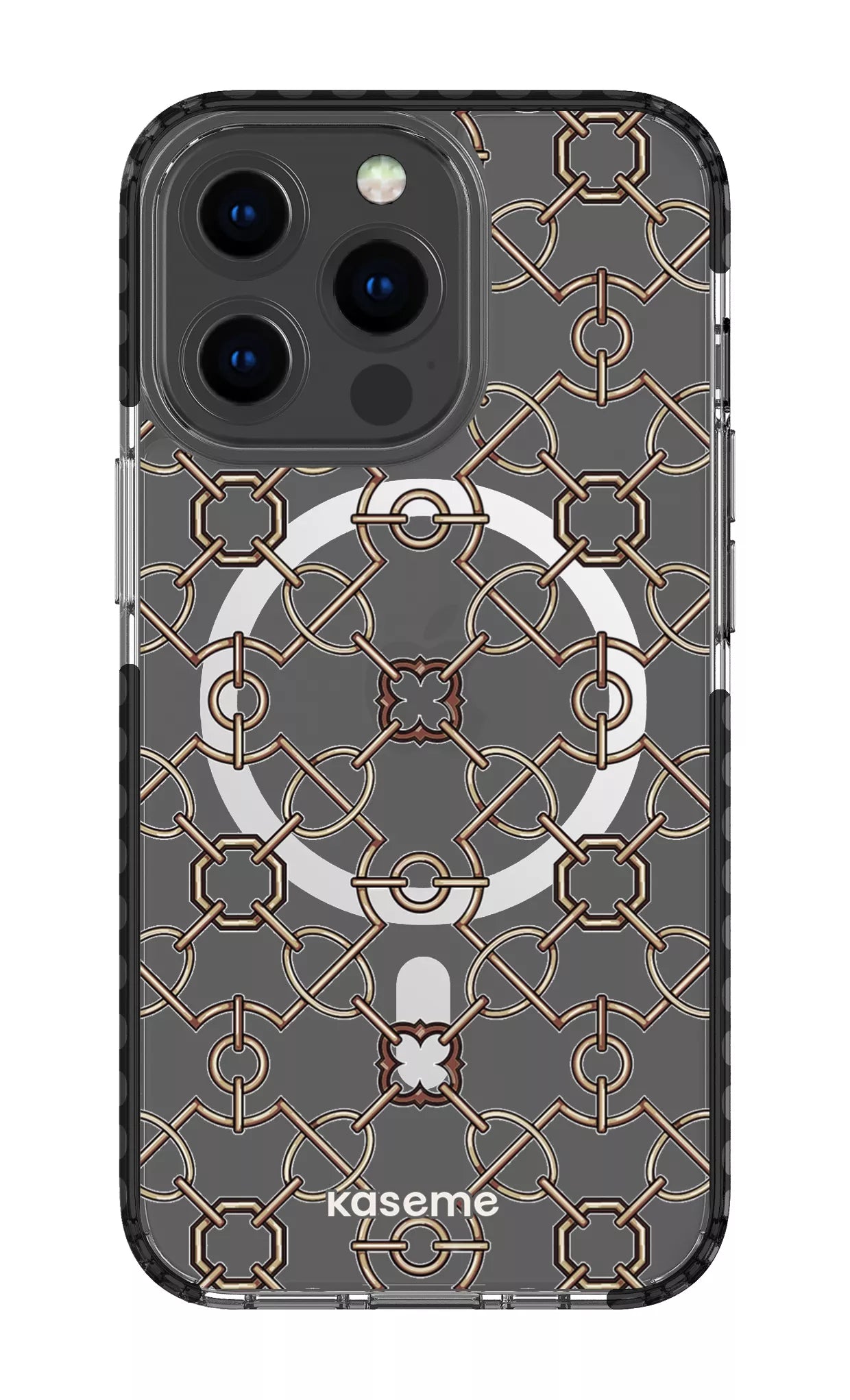 iPhone 13 Pro Clear Case Magsafe - Black Refined Clear Case -