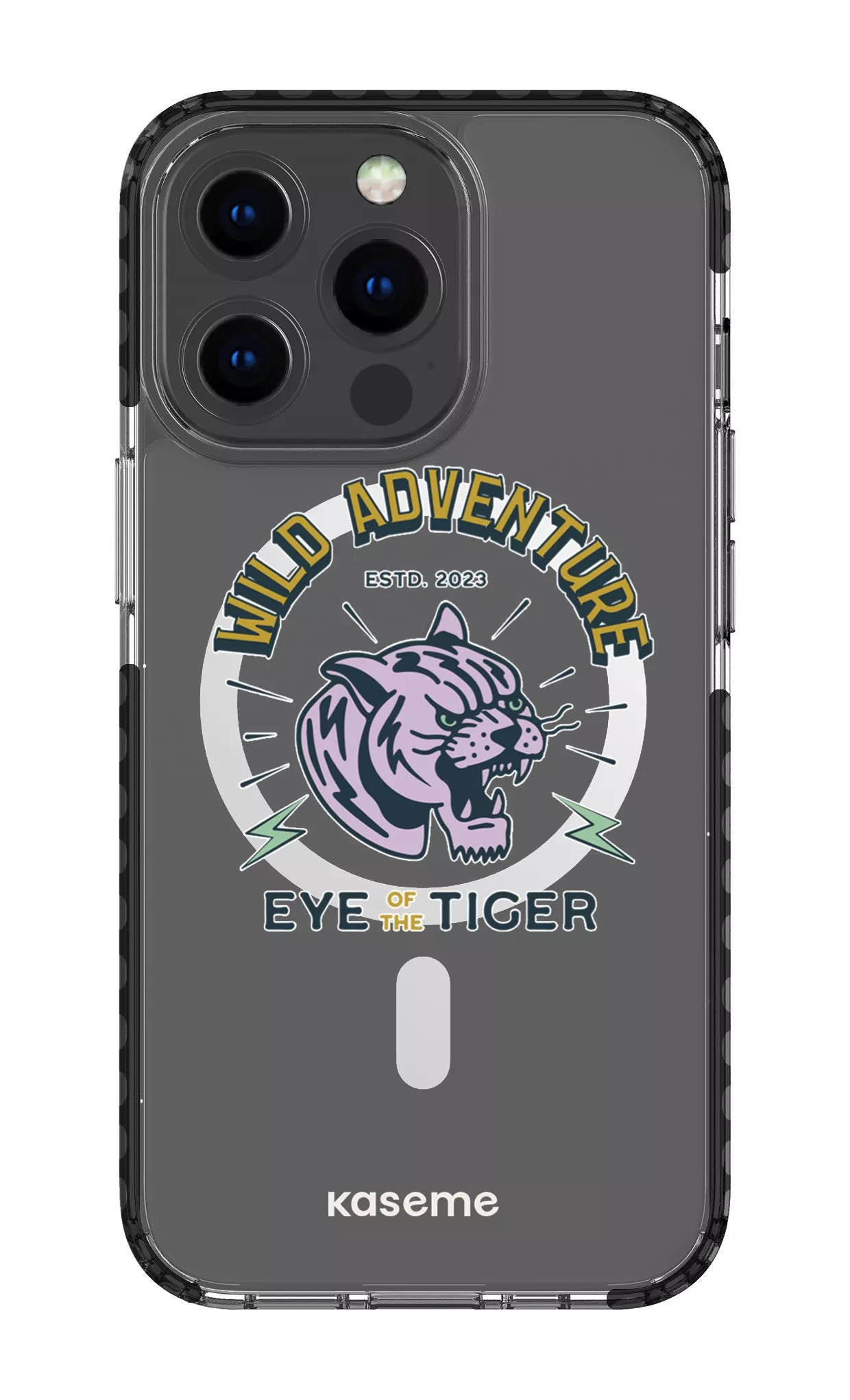 iPhone 13 Pro Clear Case Magsafe - Black Wildcats Clear Case -