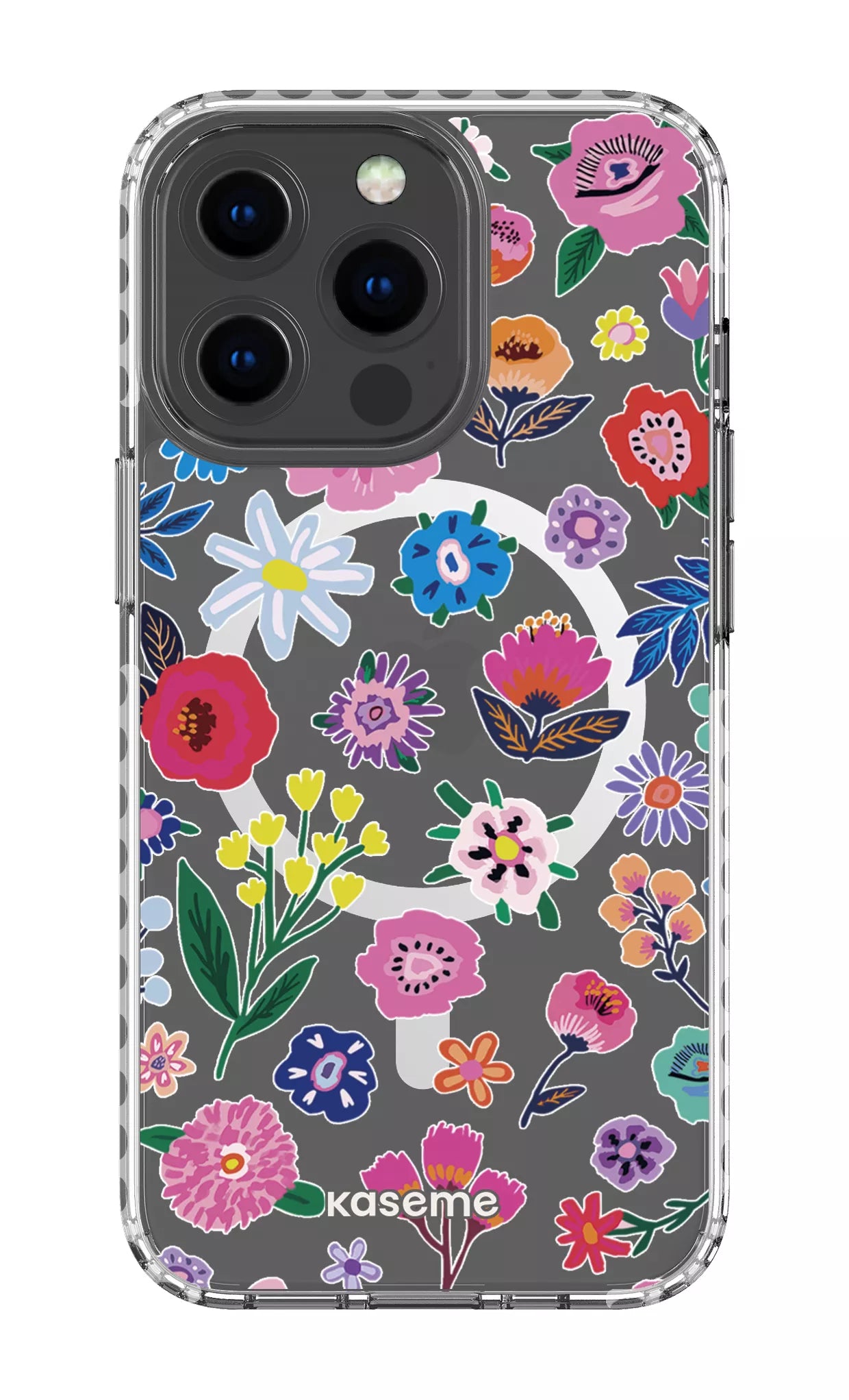 iPhone 13 Pro Clear Case Magsafe - White Aura Clear Case -