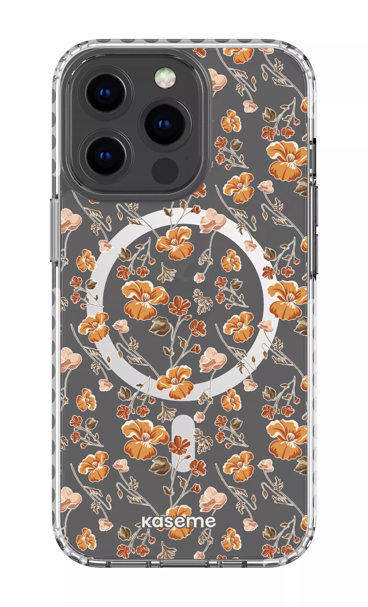 iPhone 13 Pro Clear Case Magsafe - White Beatrice Clear Case -