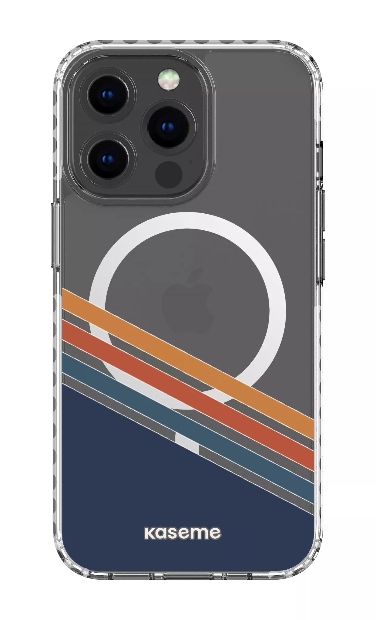 iPhone 13 Pro Clear Case Magsafe - White Bitter Clear Case -