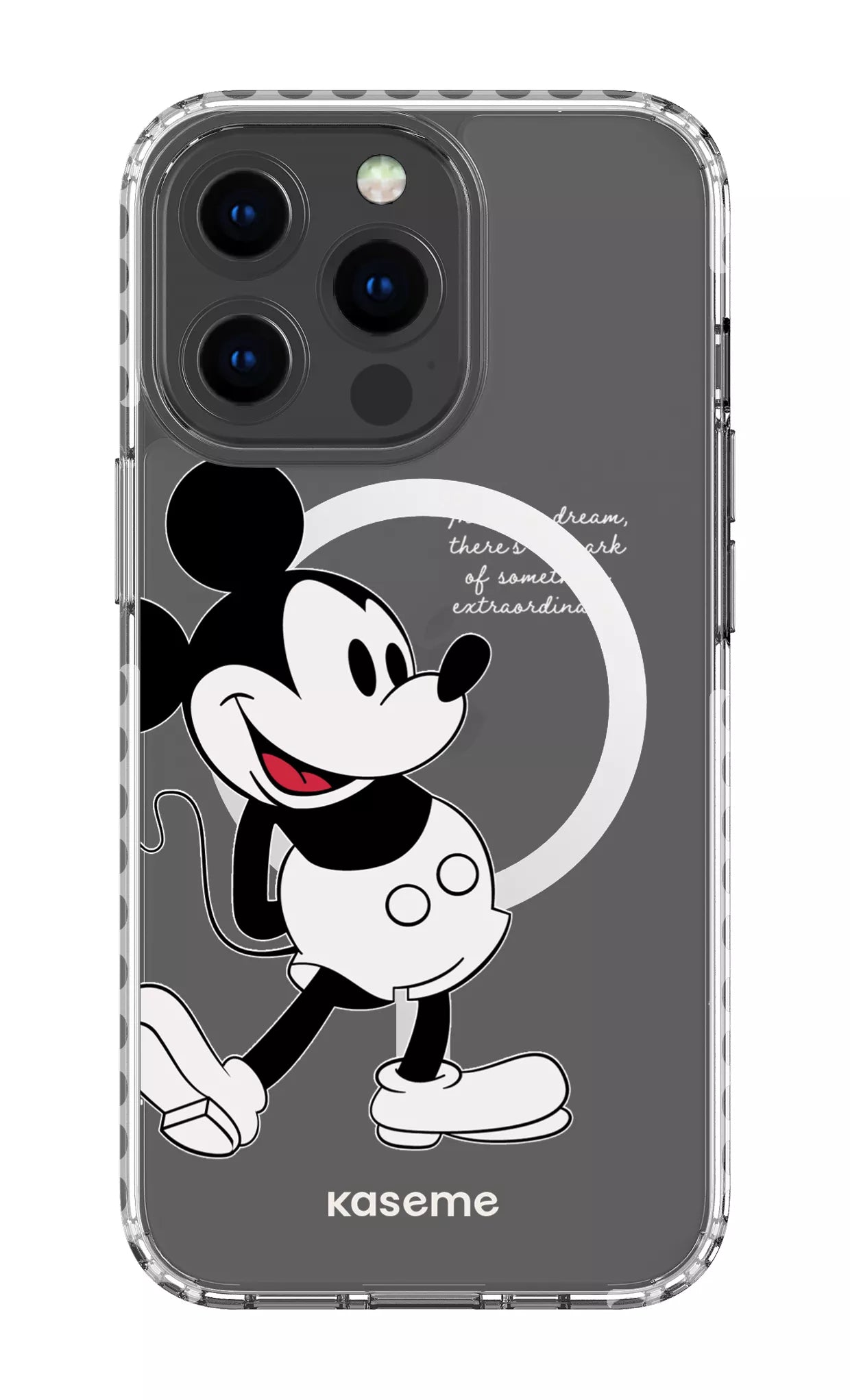 iPhone 13 Pro Clear Case Magsafe - White Dreamscape Clear Case -