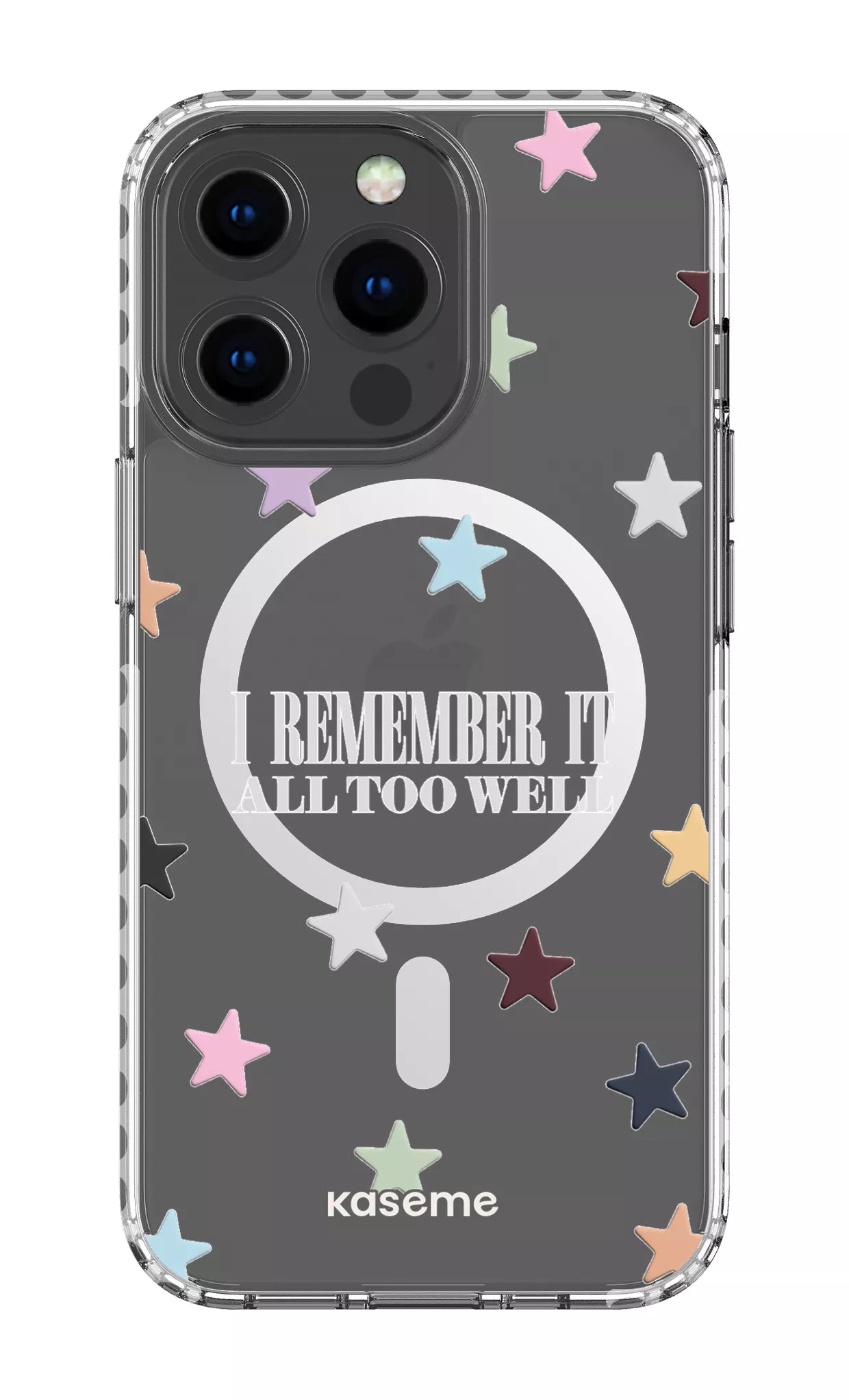 iPhone 13 Pro Clear Case Magsafe - White It Was Rare Clear Case -