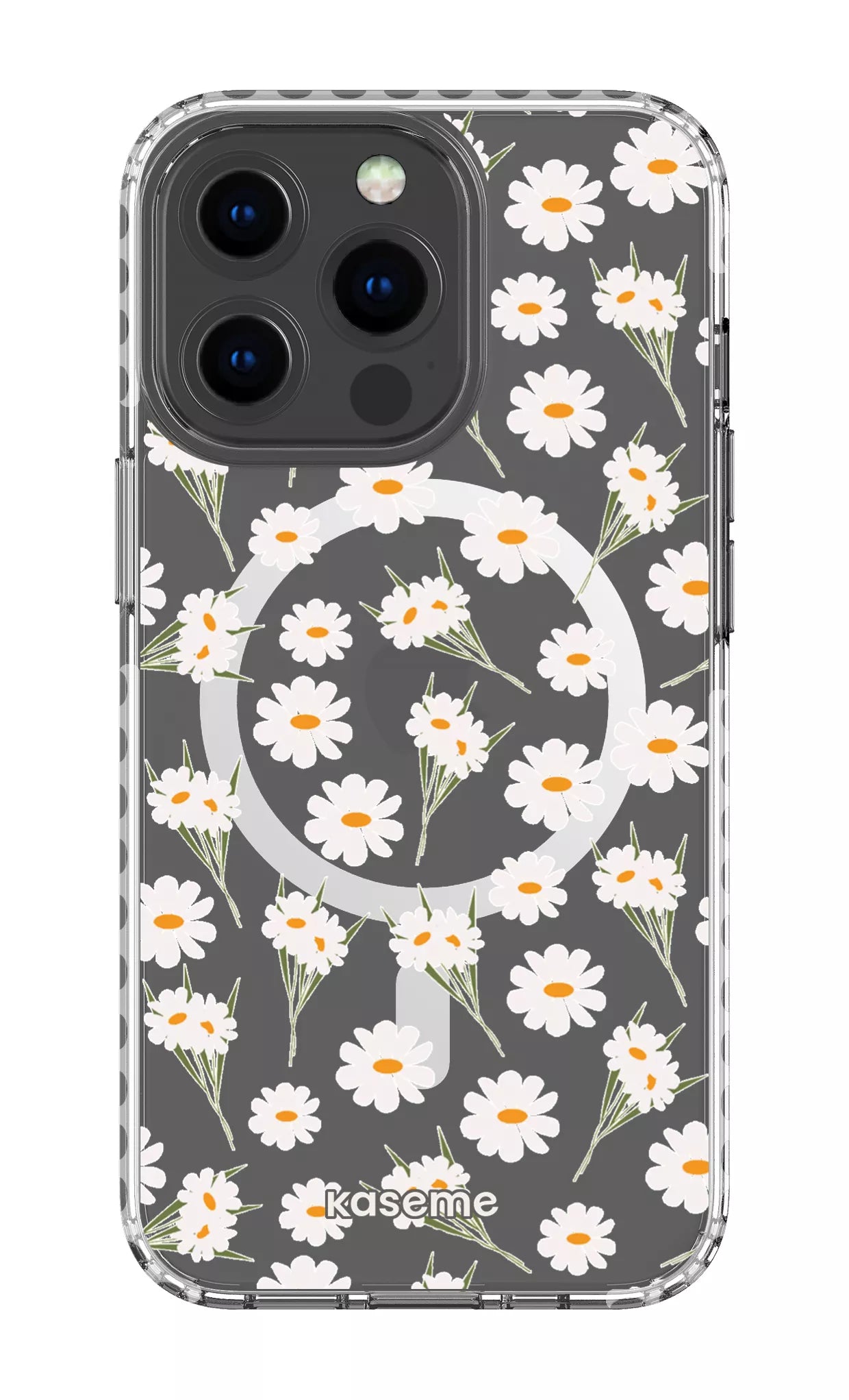 iPhone 13 Pro Clear Case Magsafe - White Jane Clear Case -