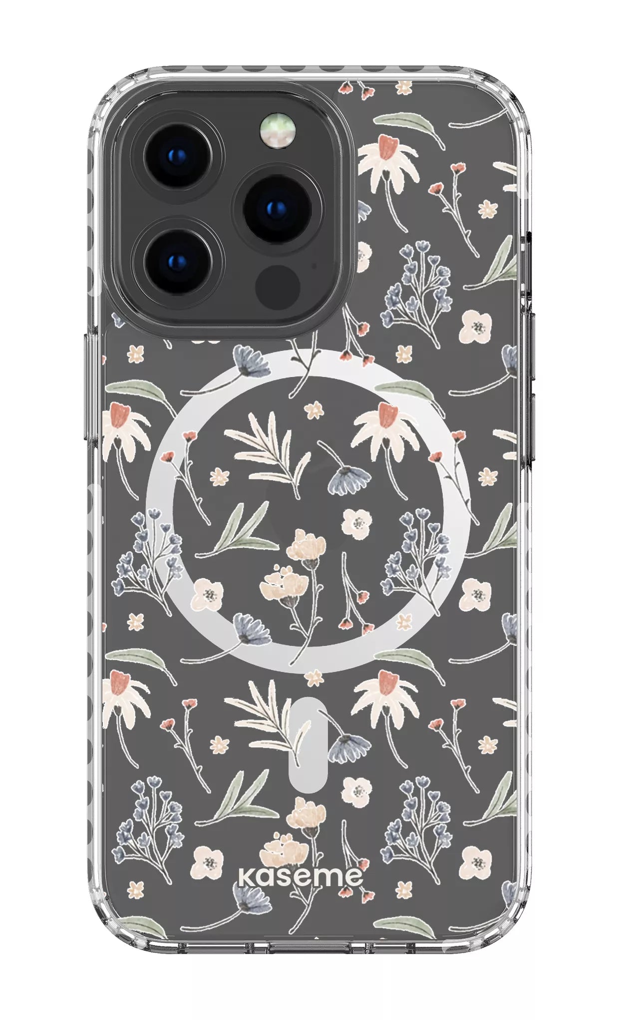 iPhone 13 Pro Clear Case Magsafe - White Mia Clear Case -