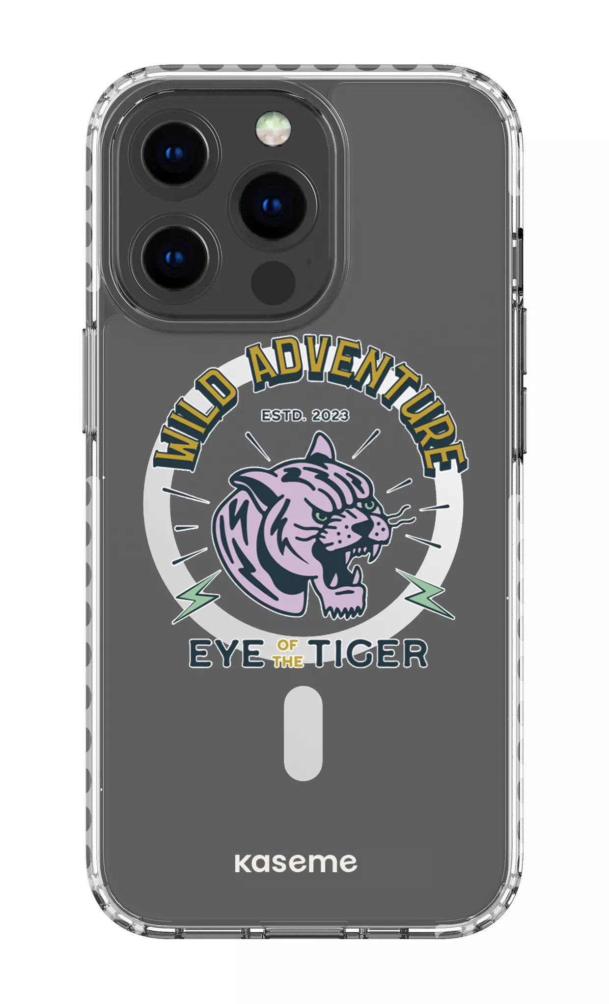 iPhone 13 Pro Clear Case Magsafe - White Wildcats Clear Case -