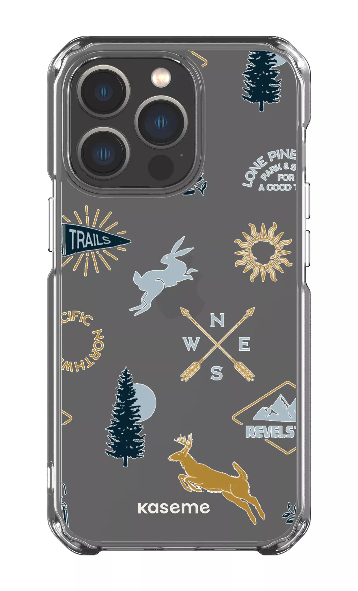 iPhone 13 Pro Clear Case Revelstoke white Clear Case -