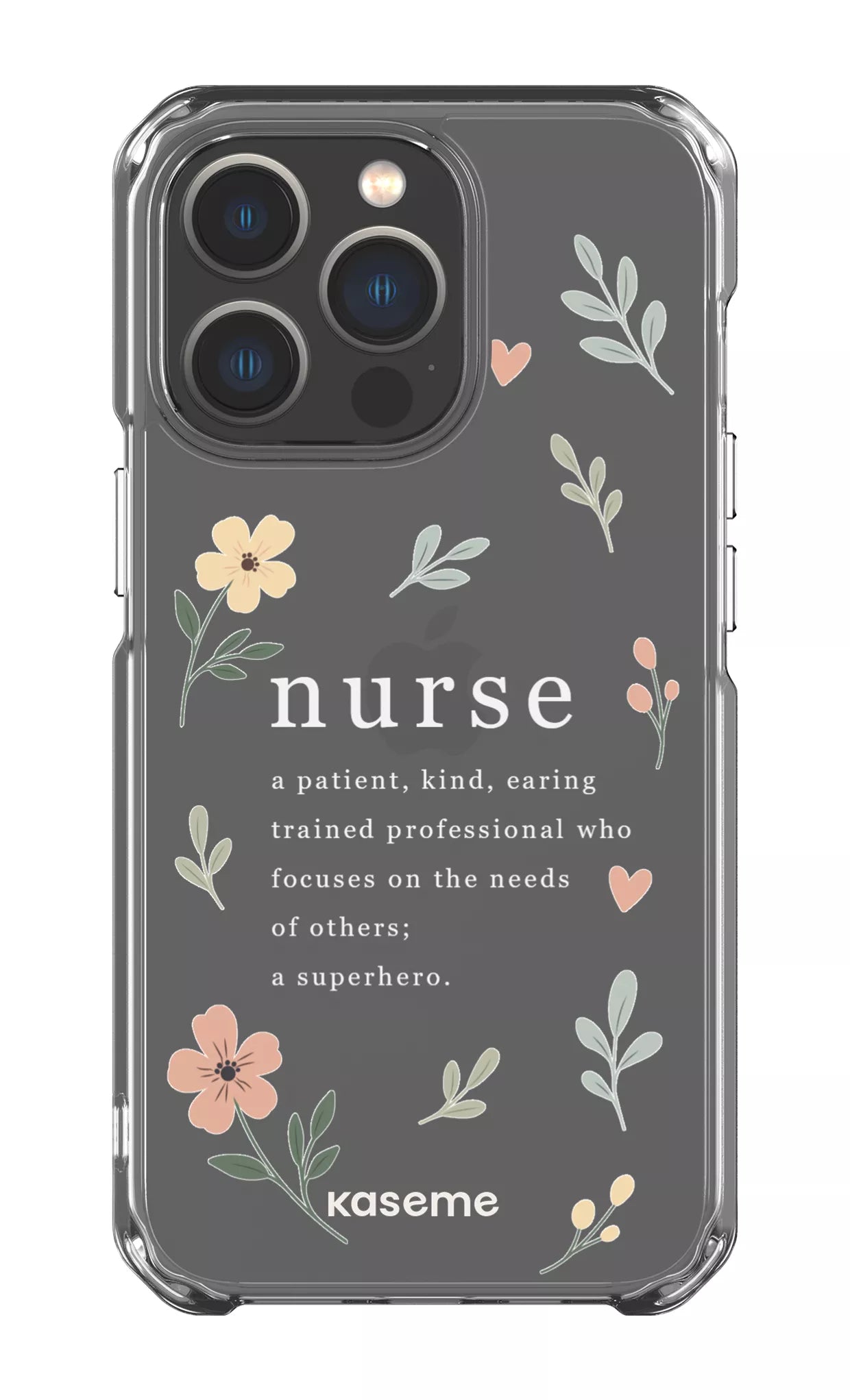 iPhone 13 Pro Clear Case With Heart Clear Case -