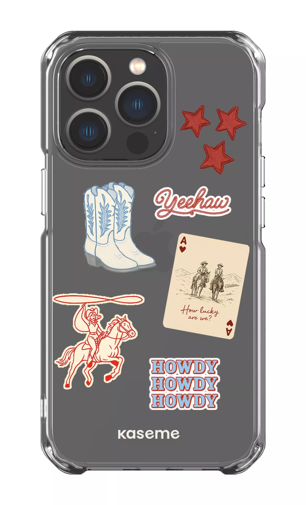 iPhone 13 Pro Clear Case Yeehaw Clear Case -