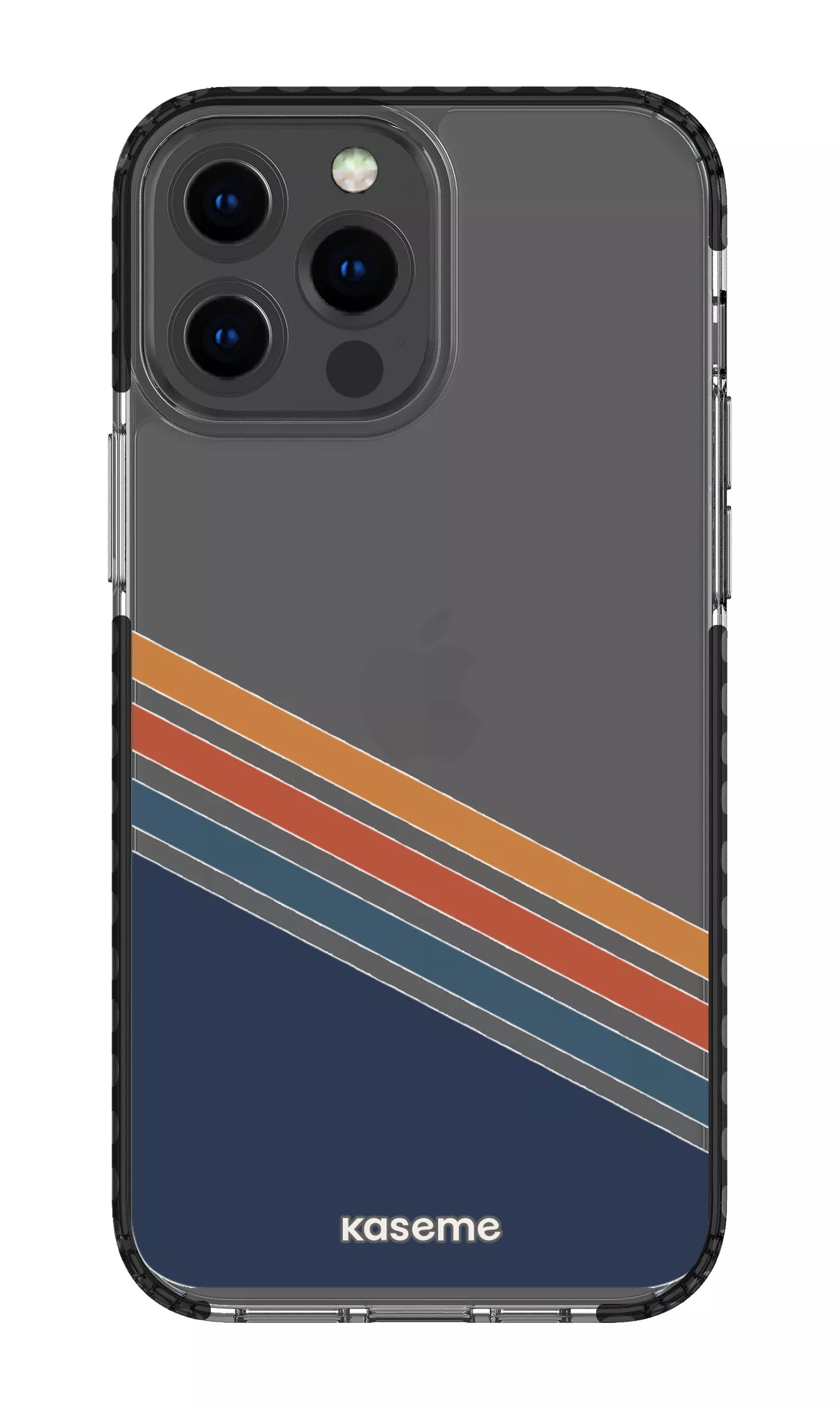 iPhone 13 Pro Max Clear Case - Black Bitter Clear Case -