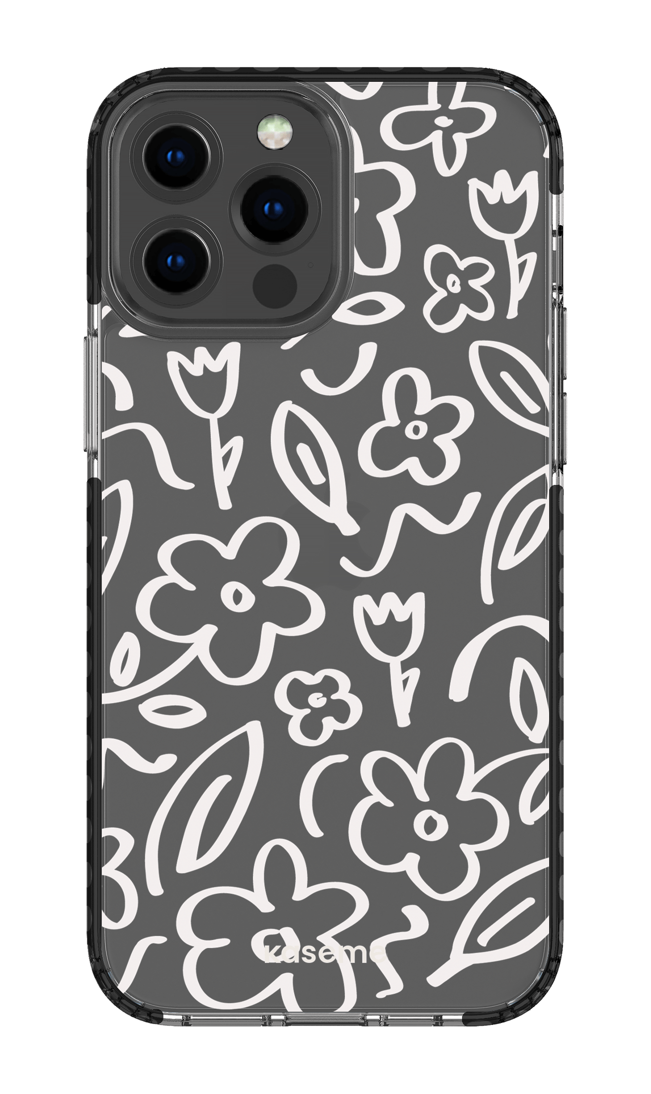 iPhone 13 Pro Max Clear Case - Black Brooklyn Clear Case -