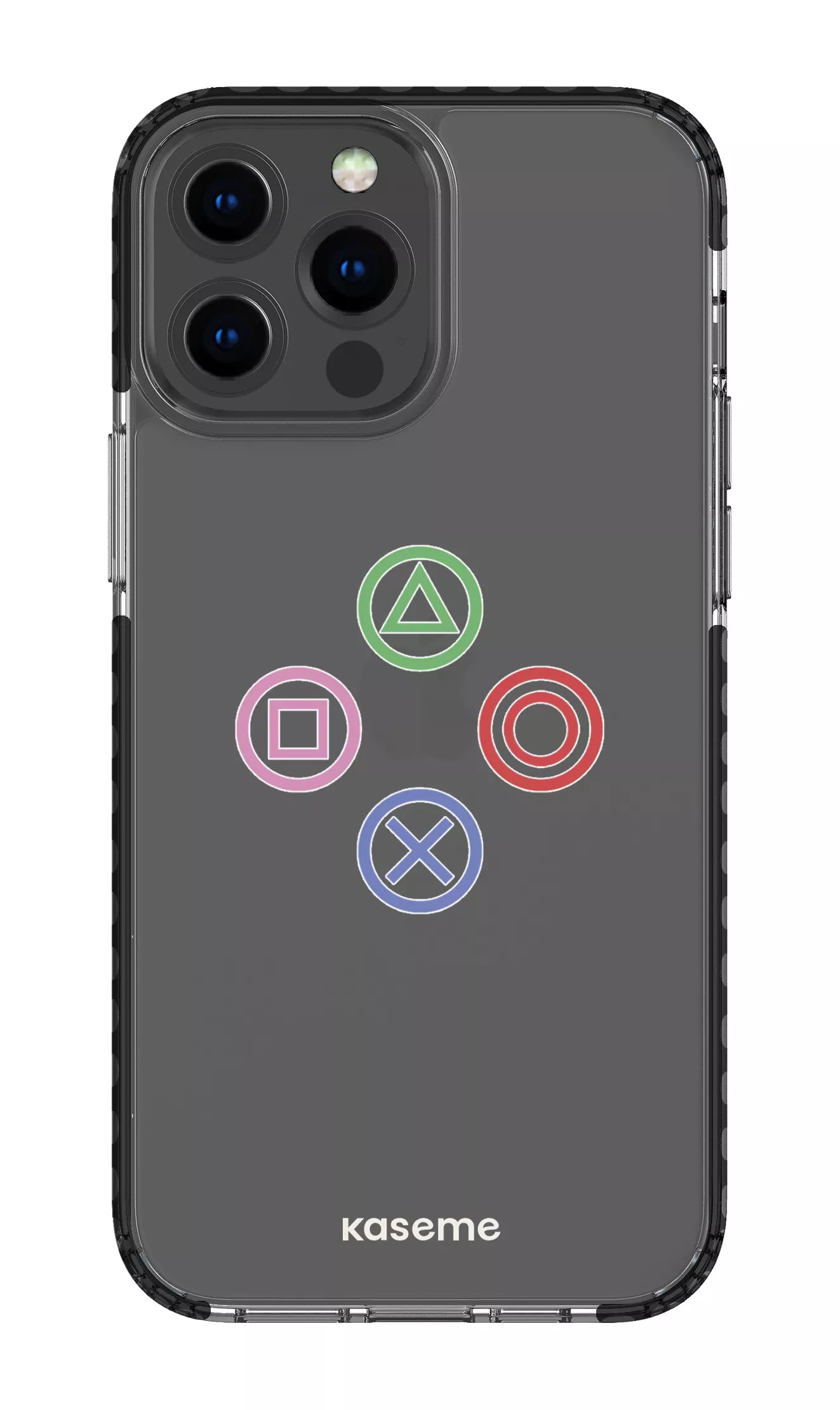 iPhone 13 Pro Max Clear Case - Black Console Clear Case -